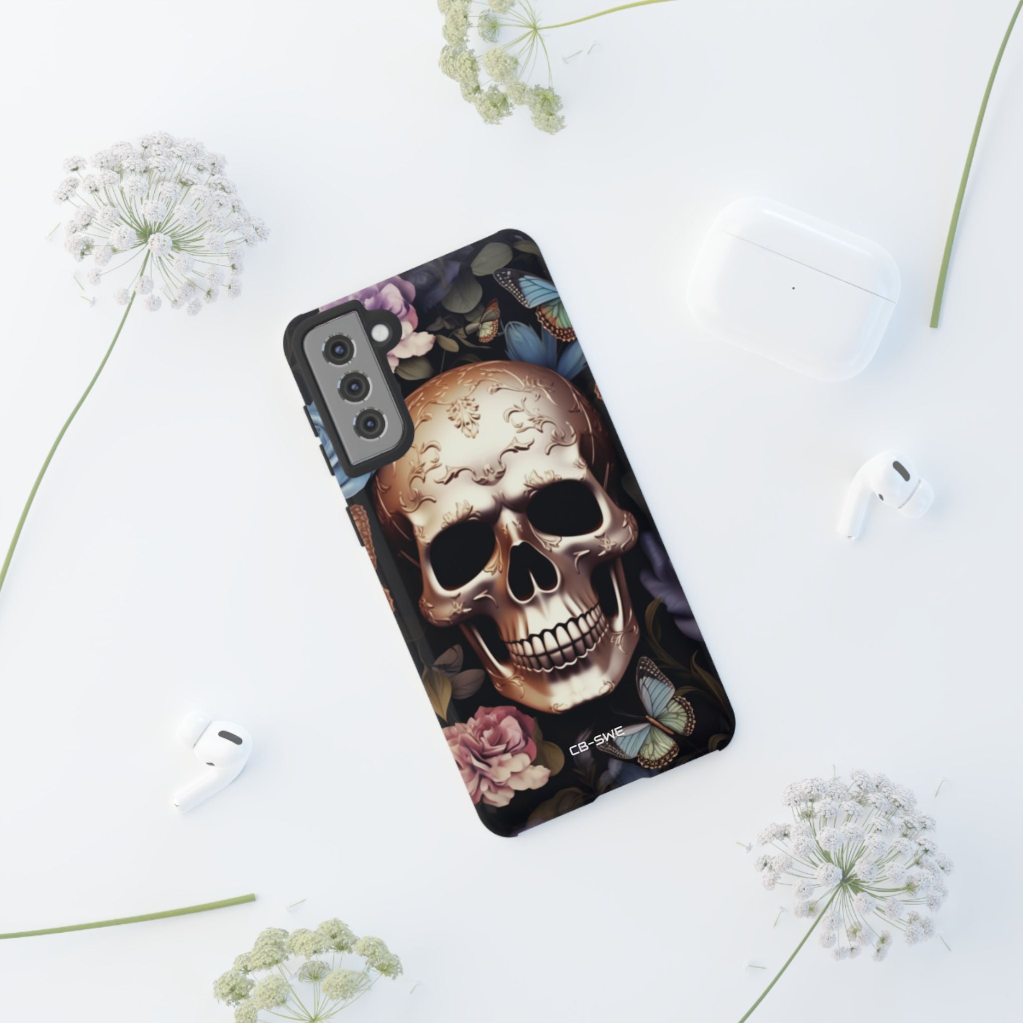 Skull Among Blossoms - Samsung Case