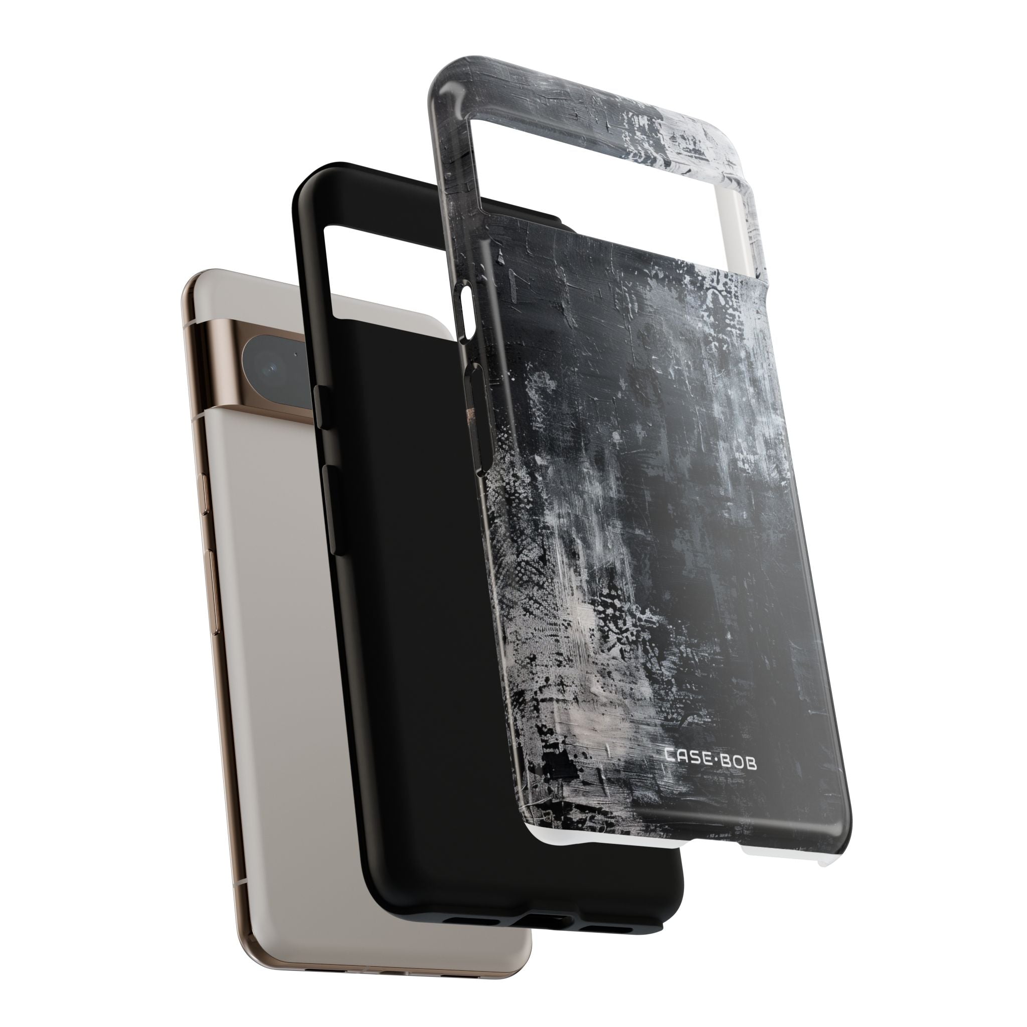 Textured Blackscape Google Pixel 8 Pro Case - Tough