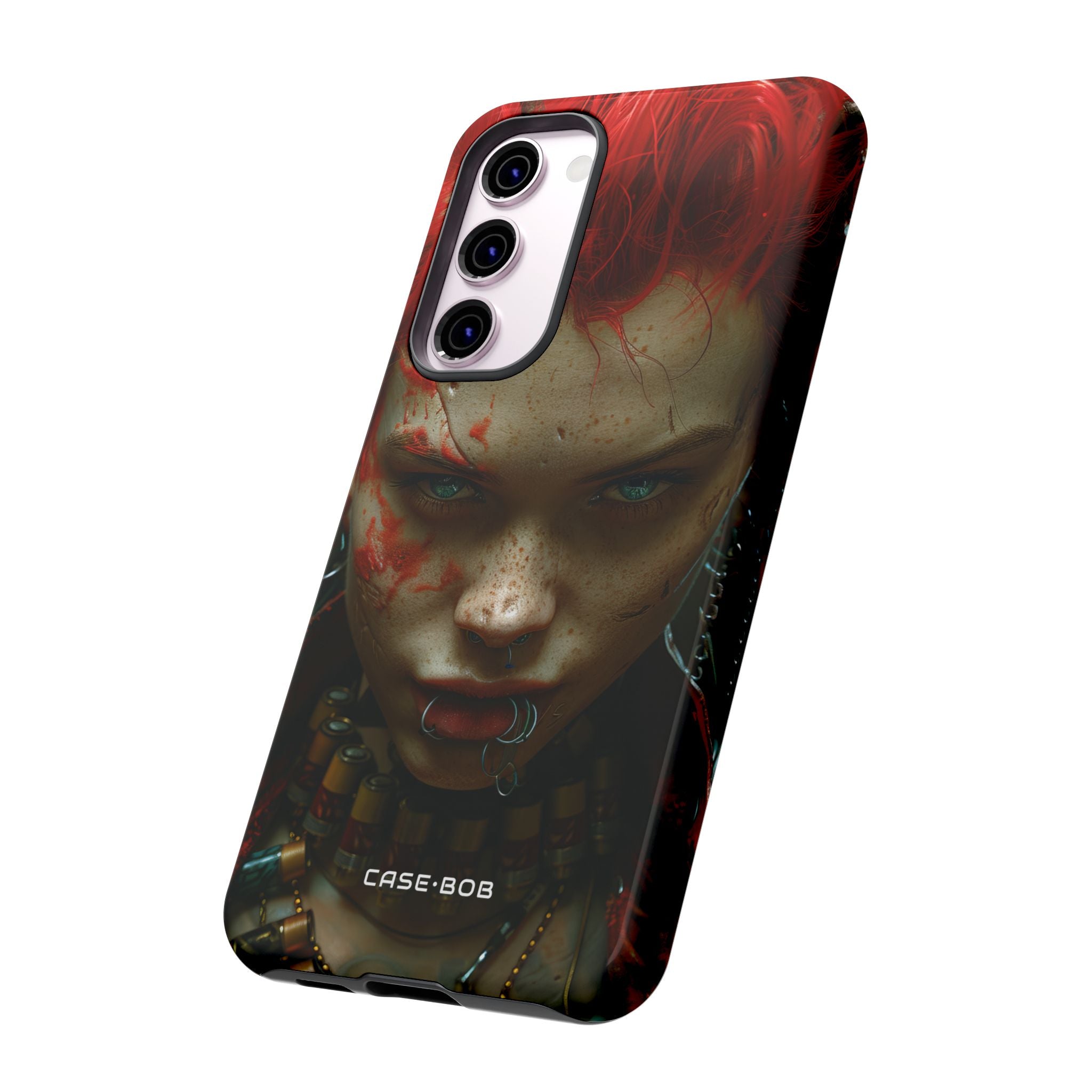 Red Spike Gaze Samsung S23 Plus Case - Tough