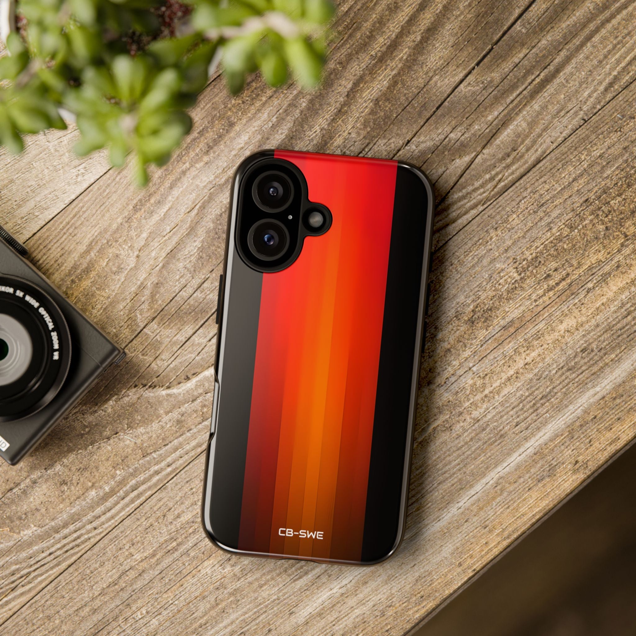 Fiery Symmetry Blaze - iPhone Case