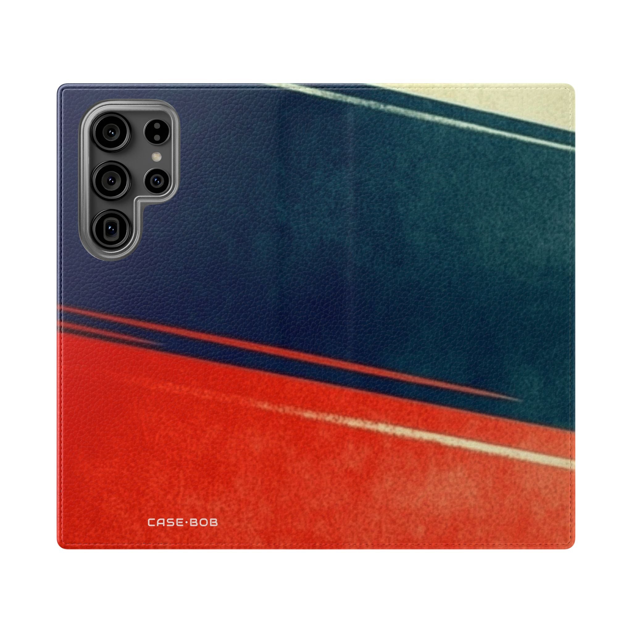 Navy Streak - Samsung S23 Ultra Case - Wallet