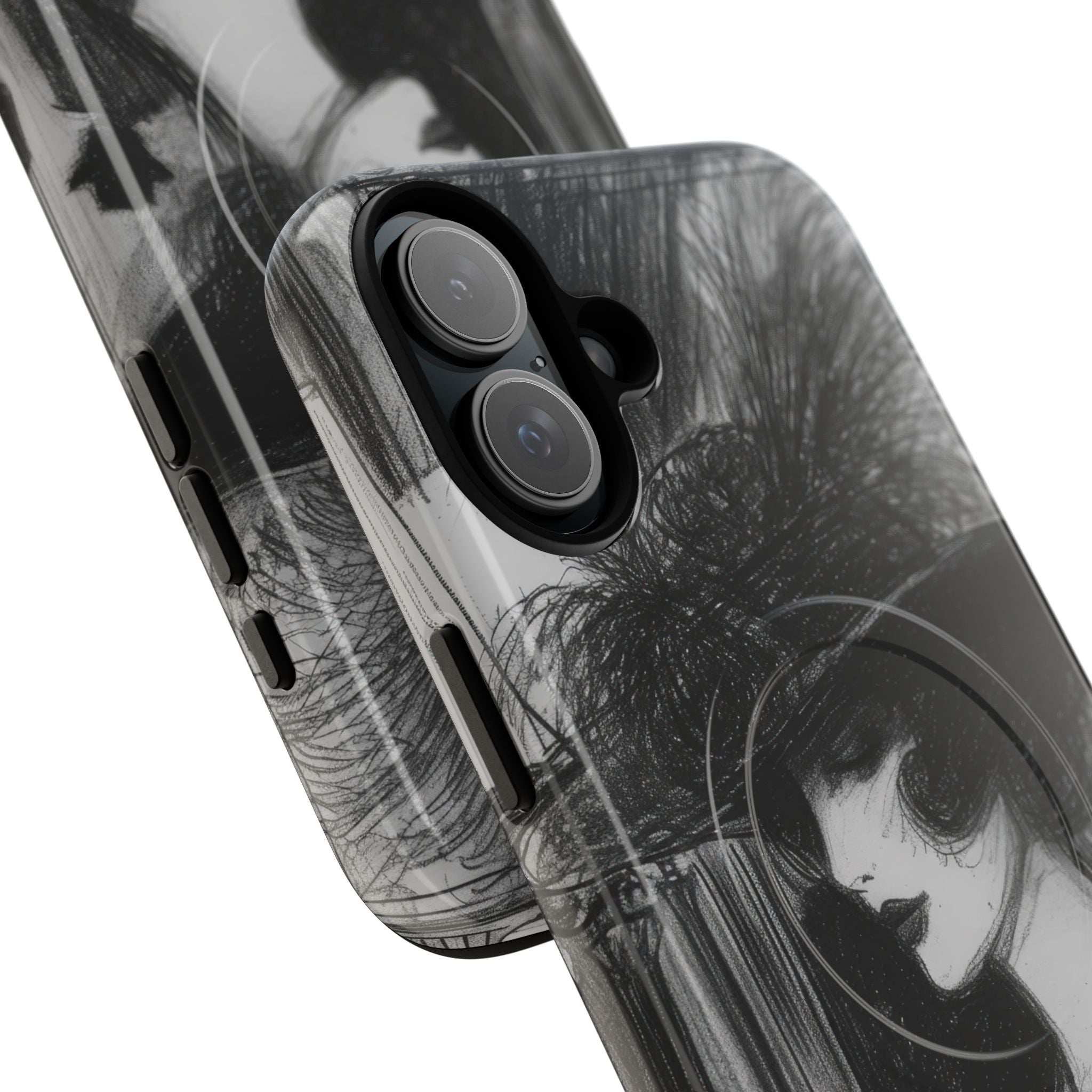 Vintage Feather Elegance iPhone 16 - Tough+