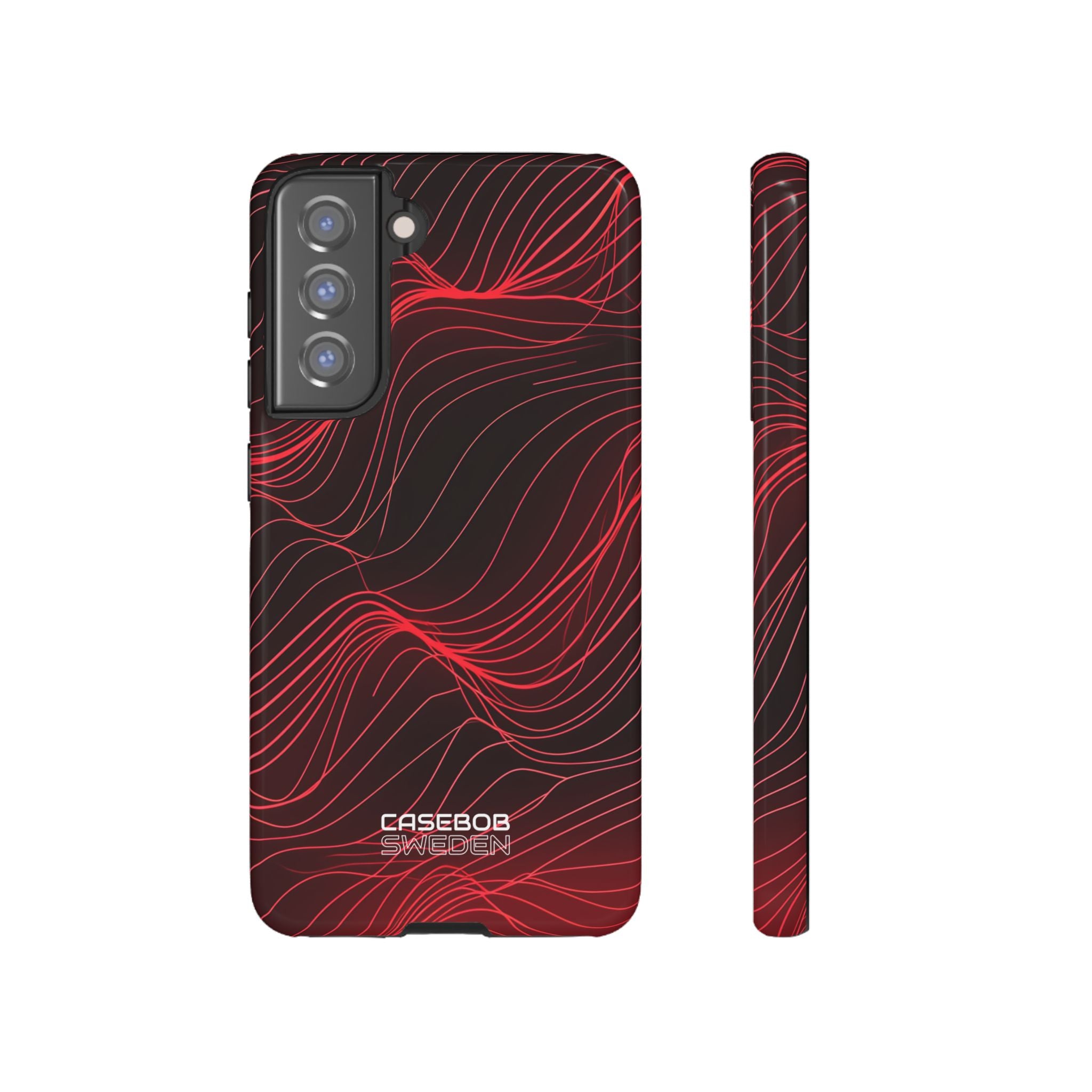 Crimson Waveform Flow Samsung S21 - Tough