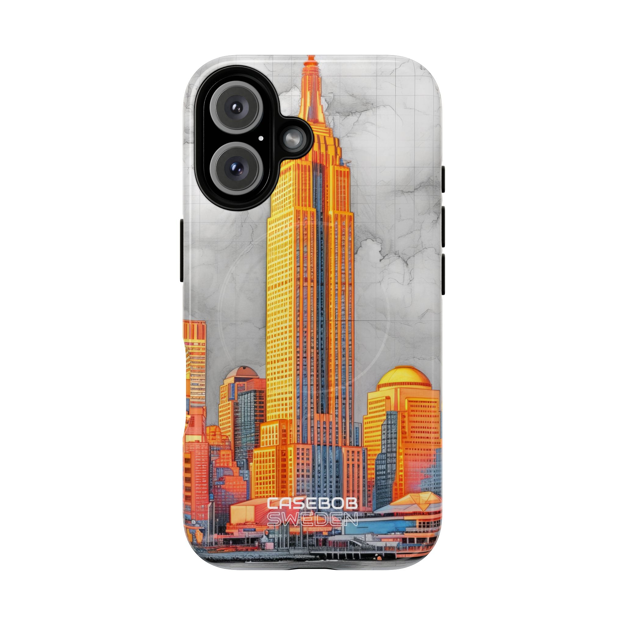 Vibrant City Skyline iPhone 16 - Tough+
