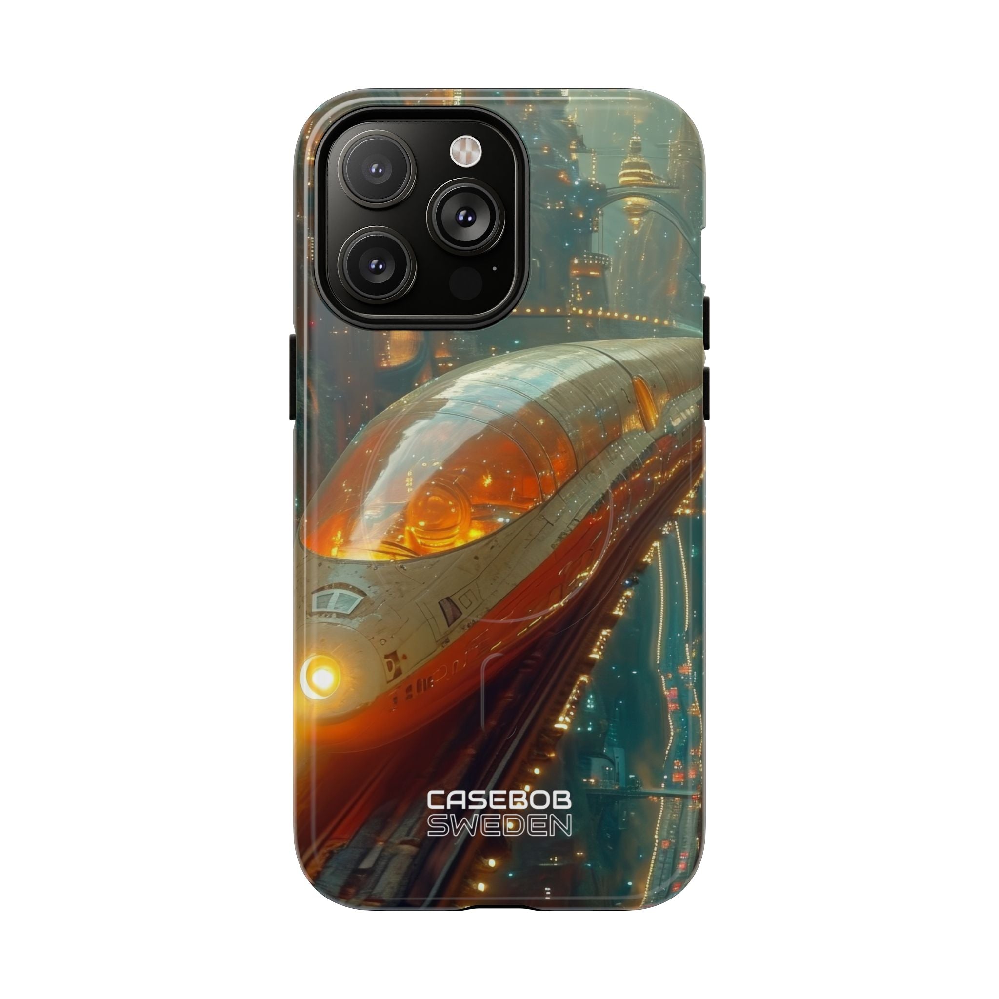 Futuristic Train Odyssey iPhone 14 - Tough+