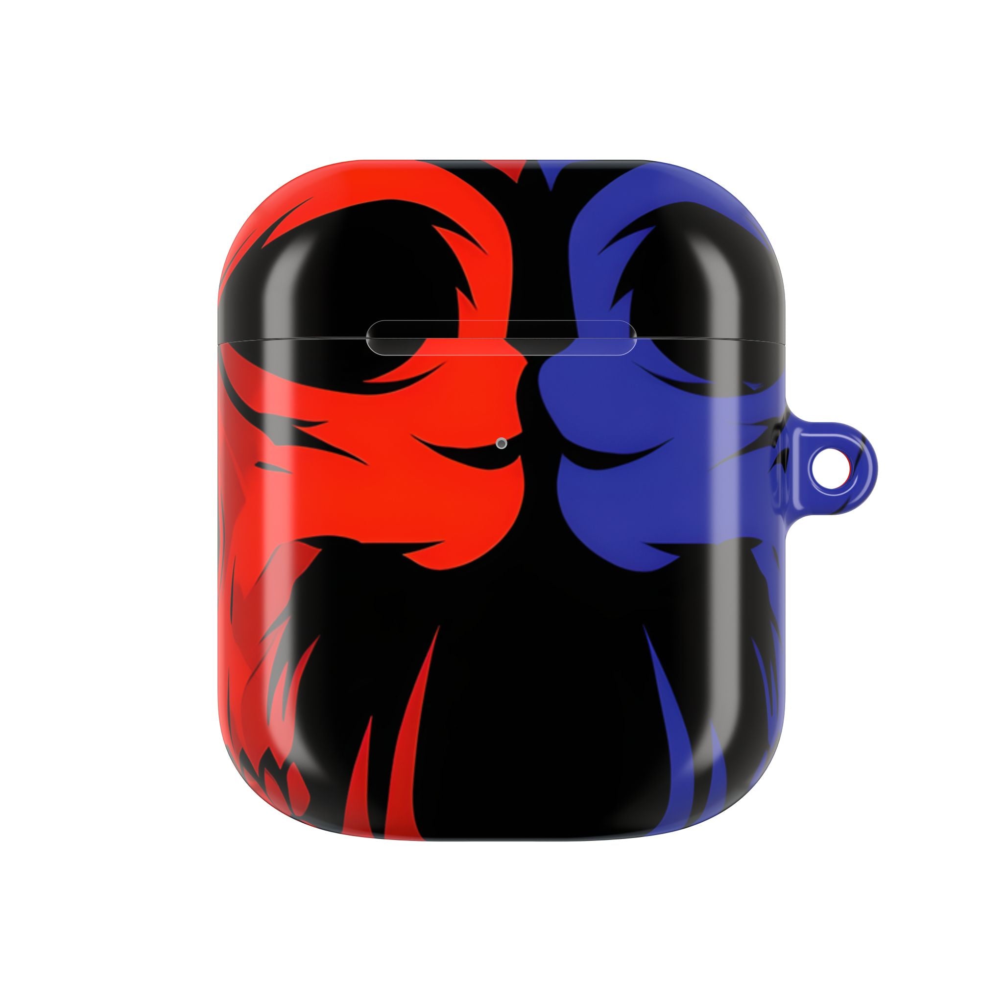Dual Skulls RedBlue - AirPods Case