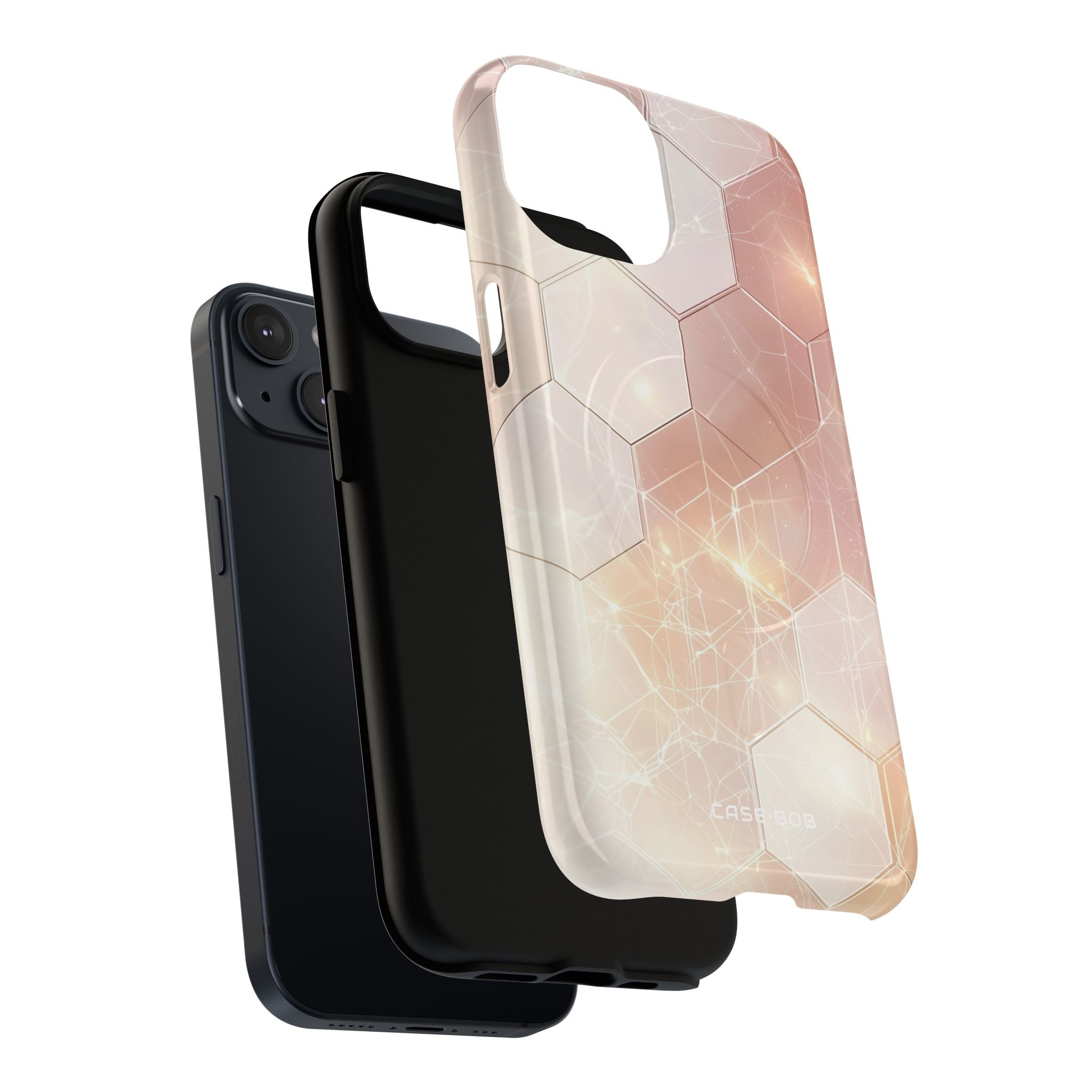 Honeycomb Glow iPhone 14 Case - Tough+