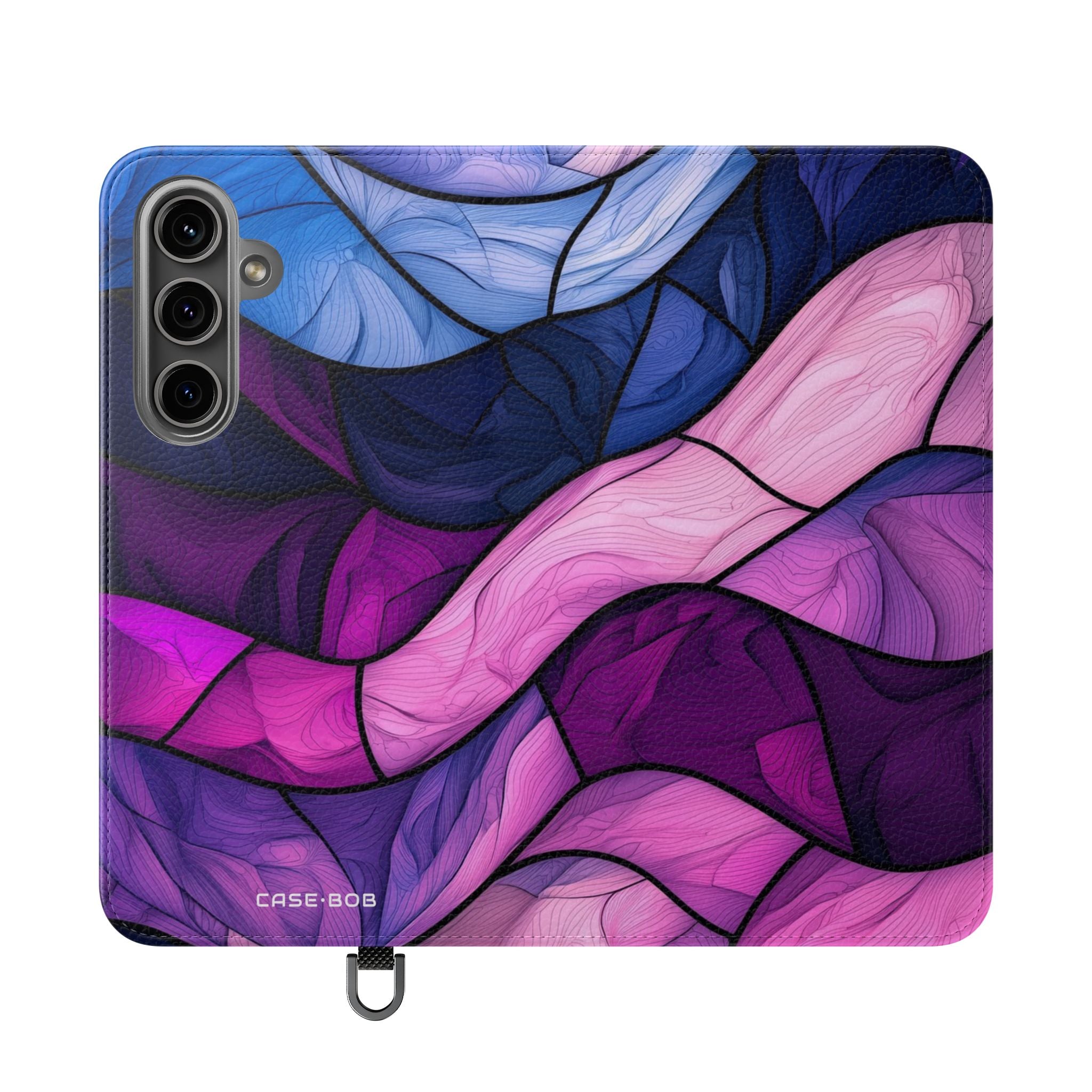Purple Wavewood - Samsung S24 Plus Case - Wallet