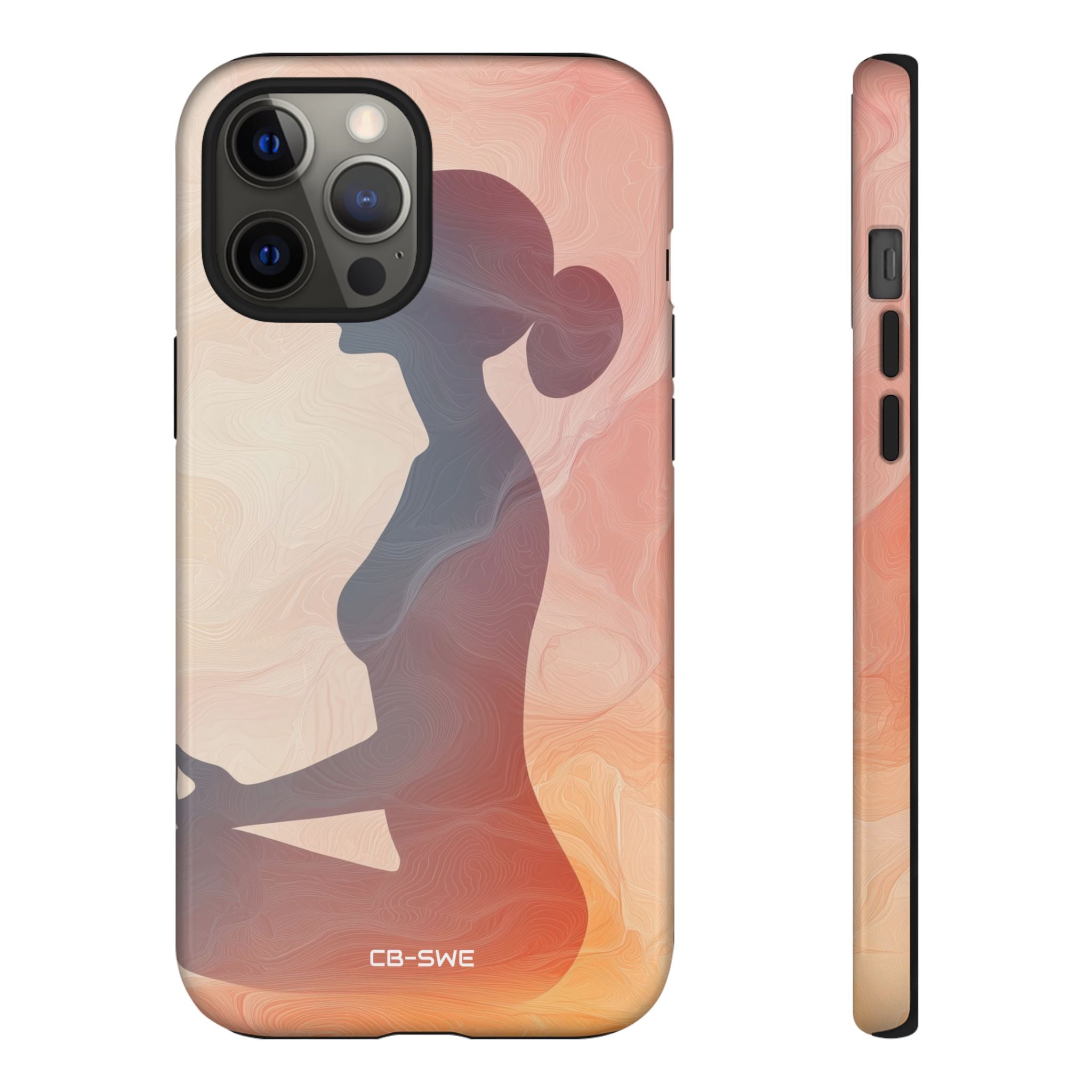 Meditator Embraces Flow - iPhone Case