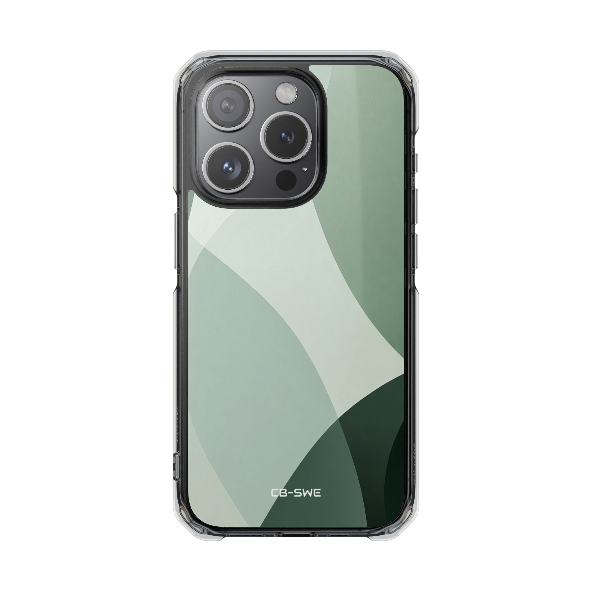 Flowing Green Harmony iPhone Case - Impact