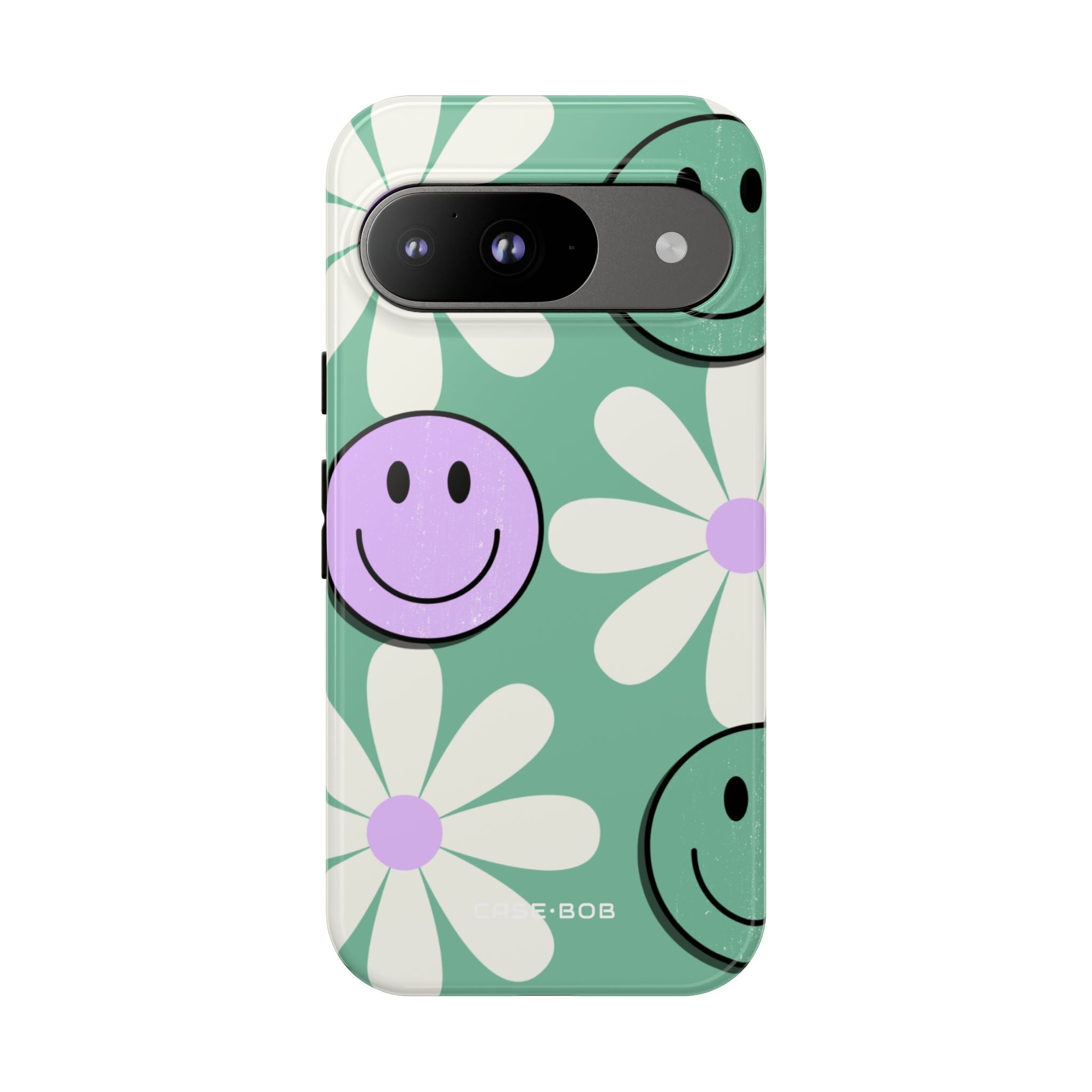 Smiley Daisy Glow Google Pixel 9 Case - Tough