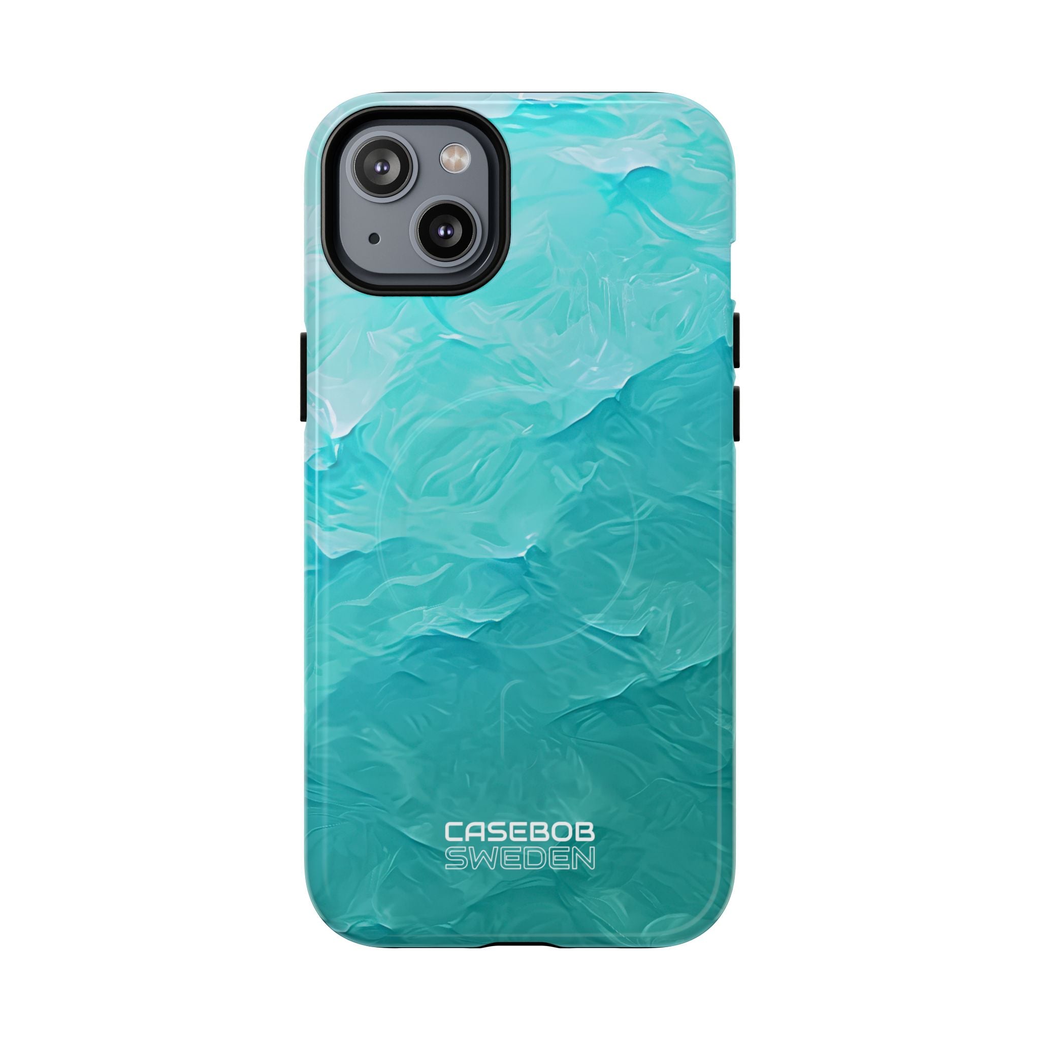 Soothing Aqua Currents iPhone 14 - Tough+