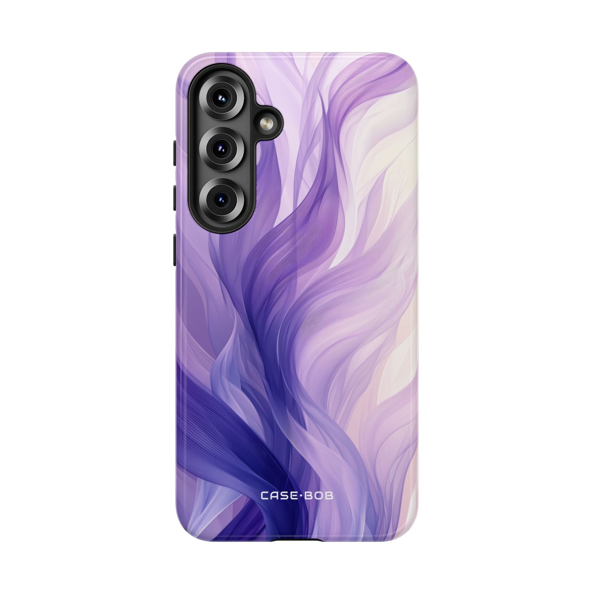 Purple Ribbon Waves Samsung S25 Plus Case - Tough