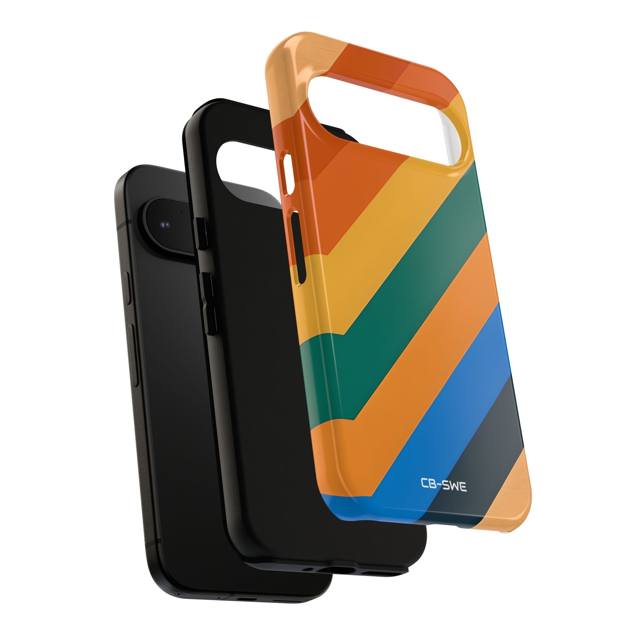 Vibrant Geometric Harmony - Google Pixel Case