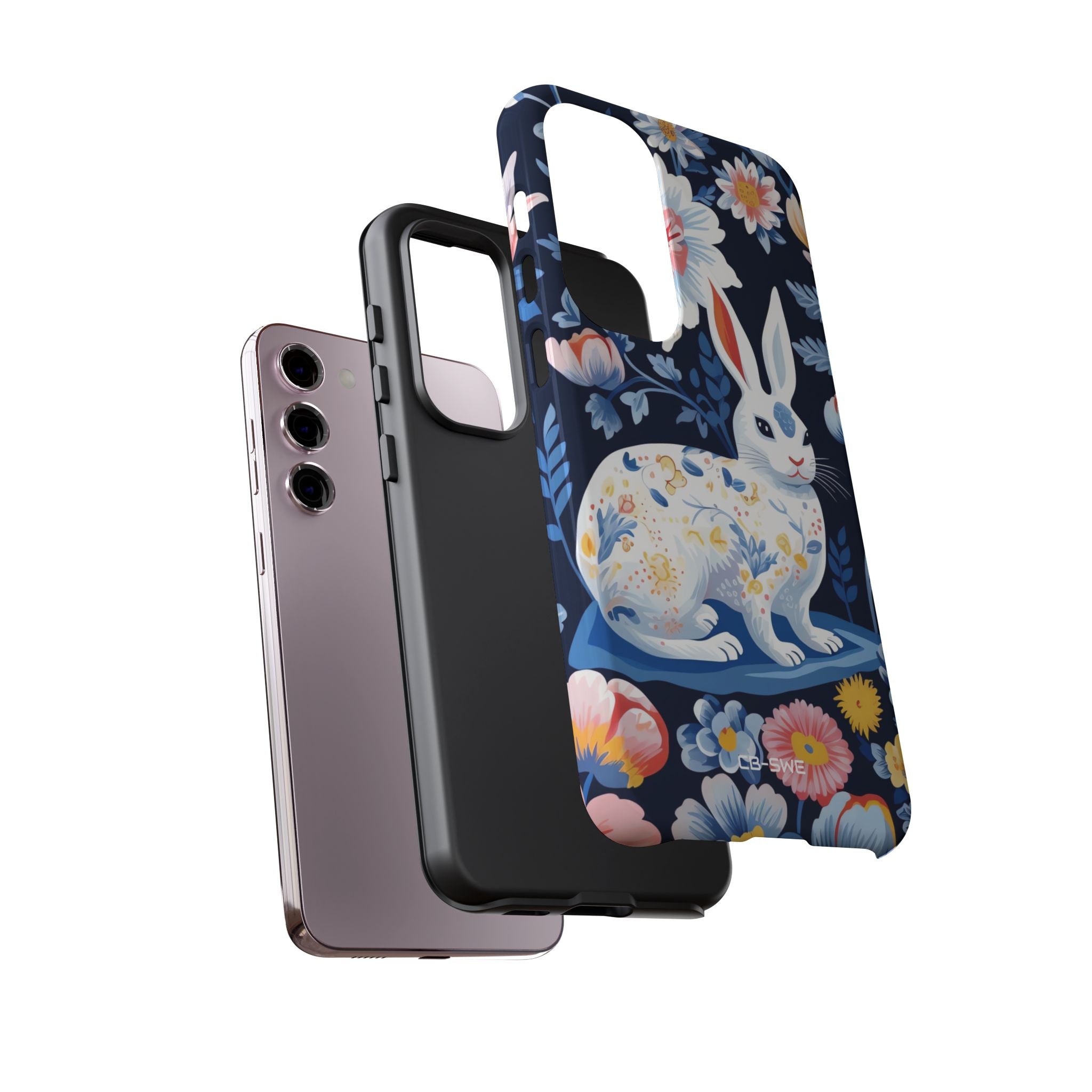 Floral Rabbit Dances - Samsung Case
