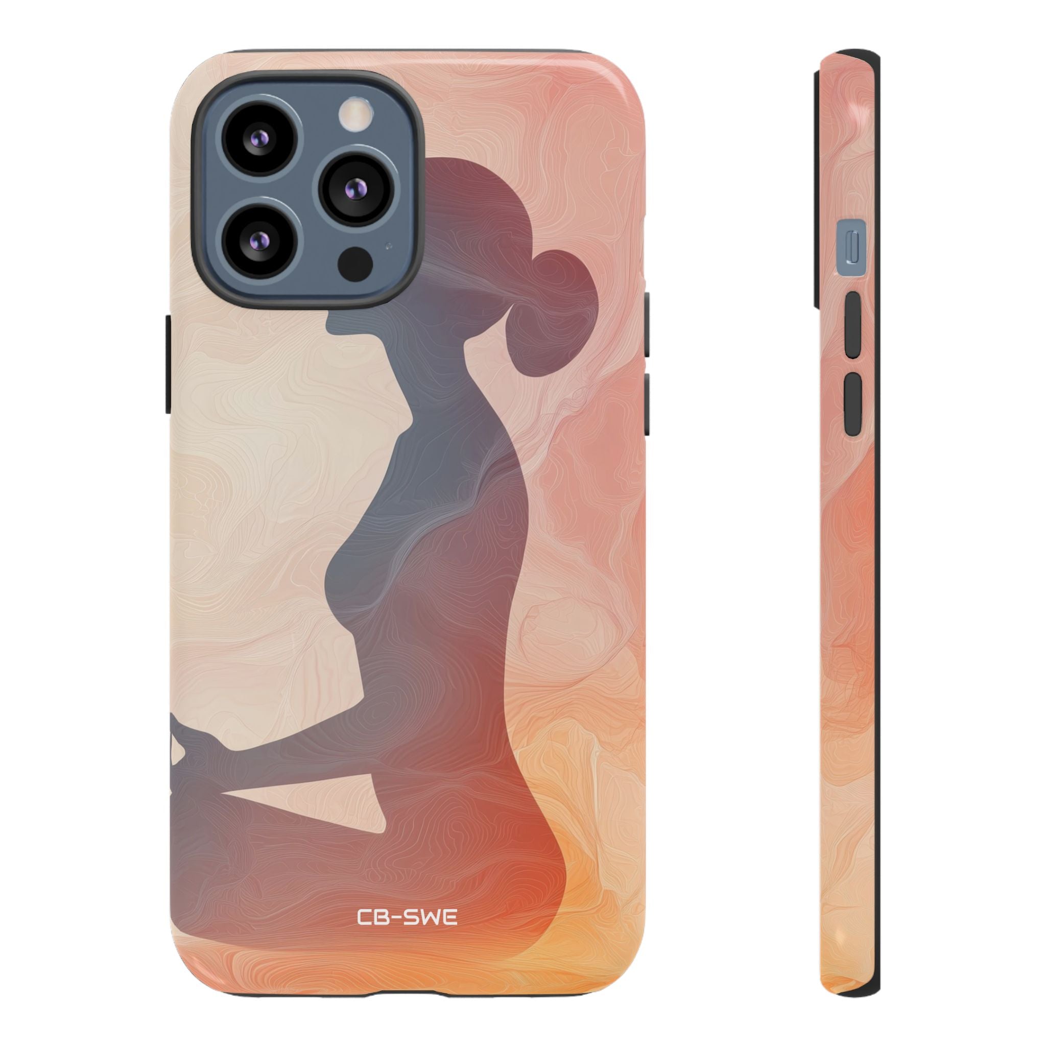 Meditator Embraces Flow - iPhone Case
