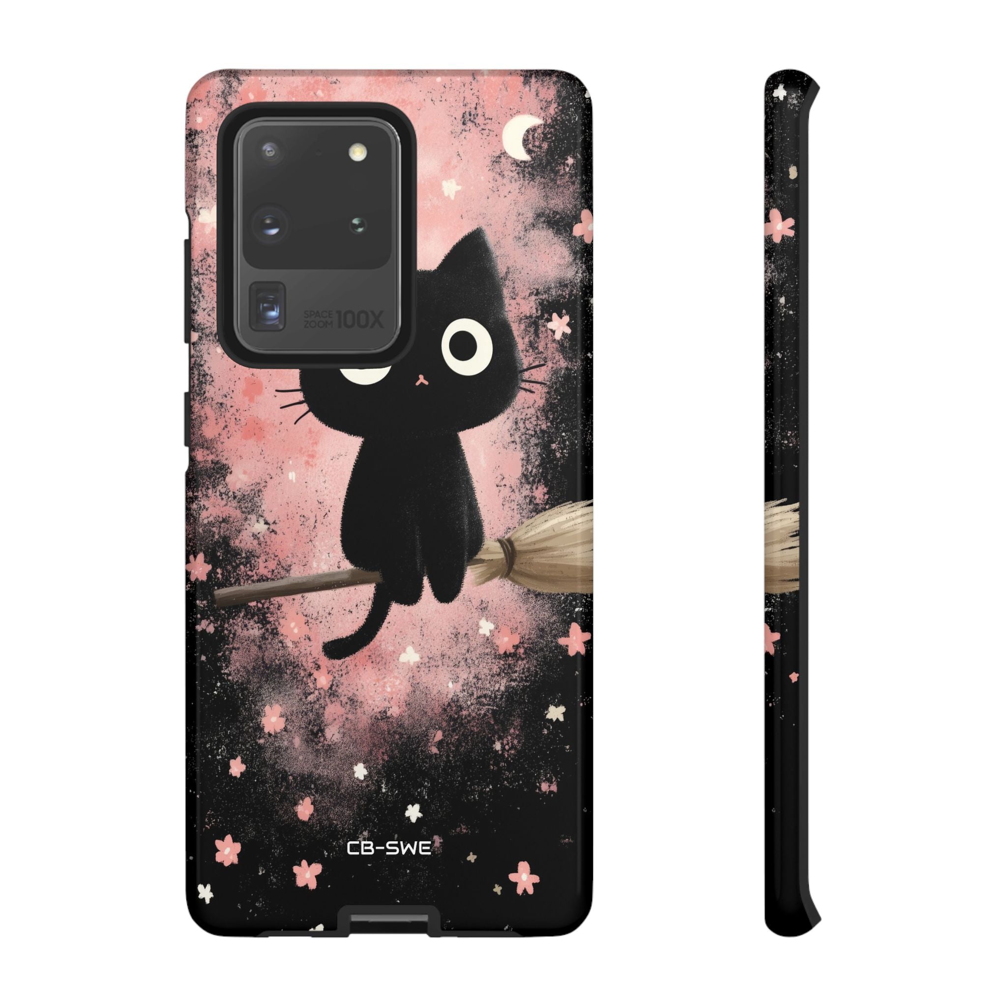 Whimsical Cat Soars - Samsung Case