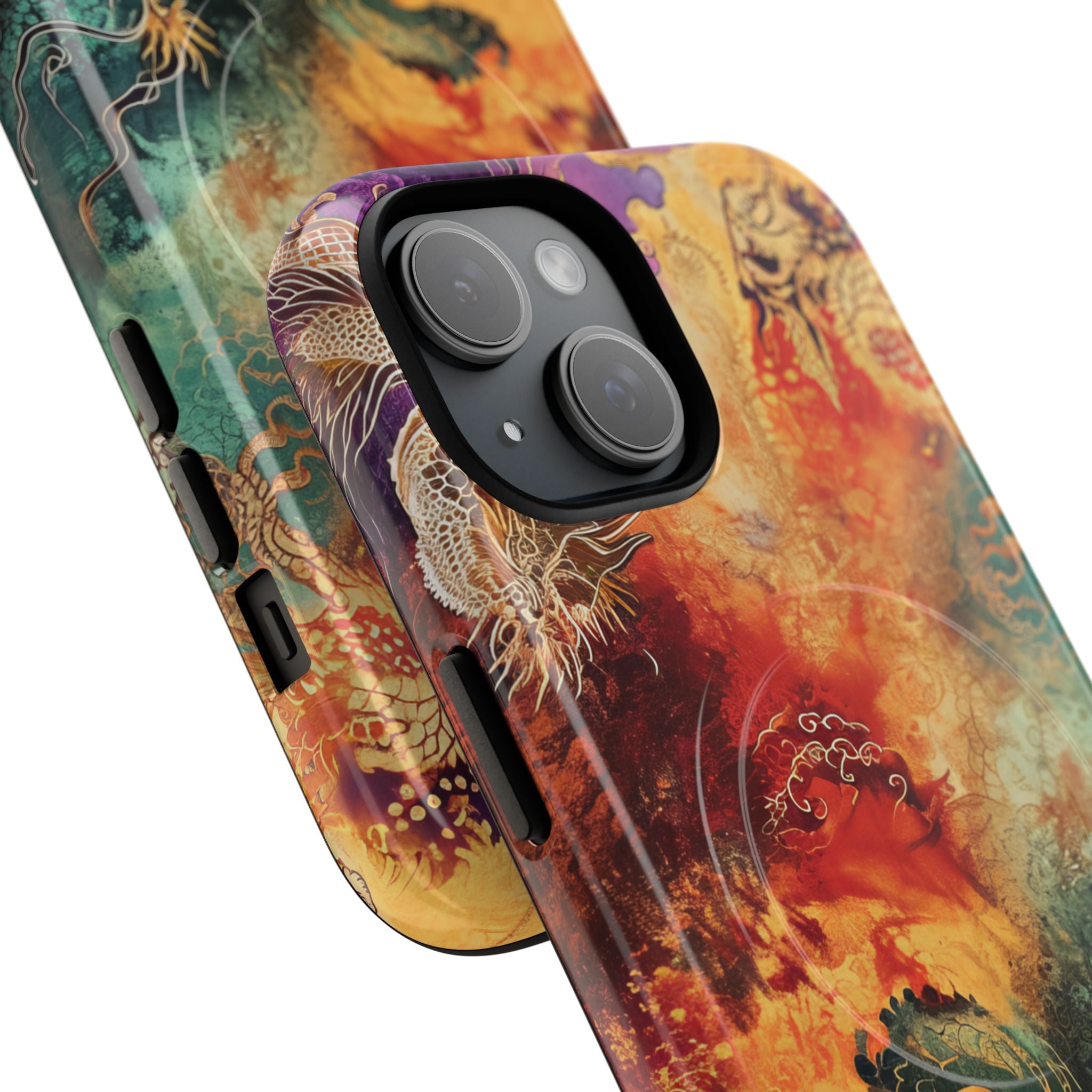 Dragon Ember iPhone 15 Case - Tough+