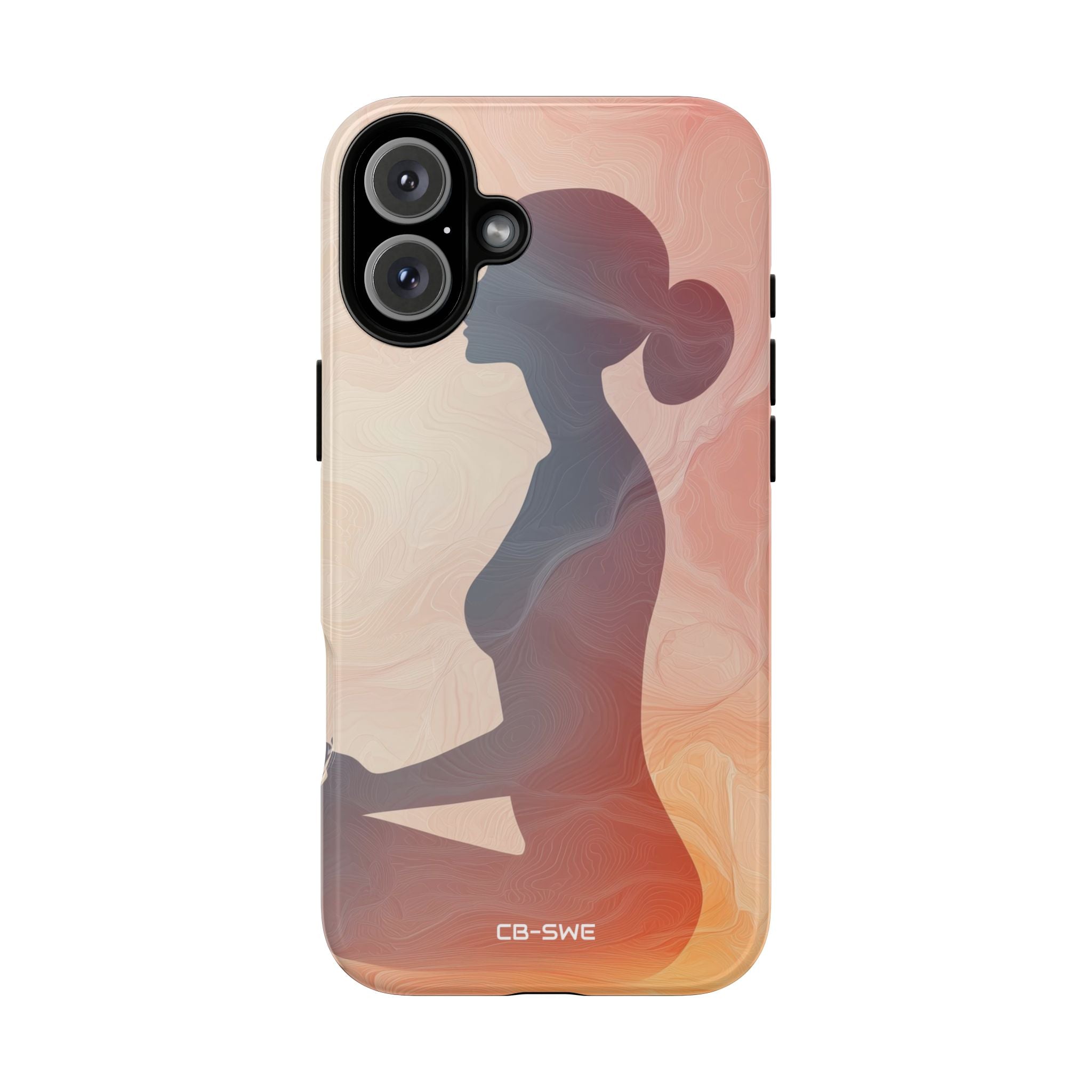 Meditator Embraces Flow - iPhone Case