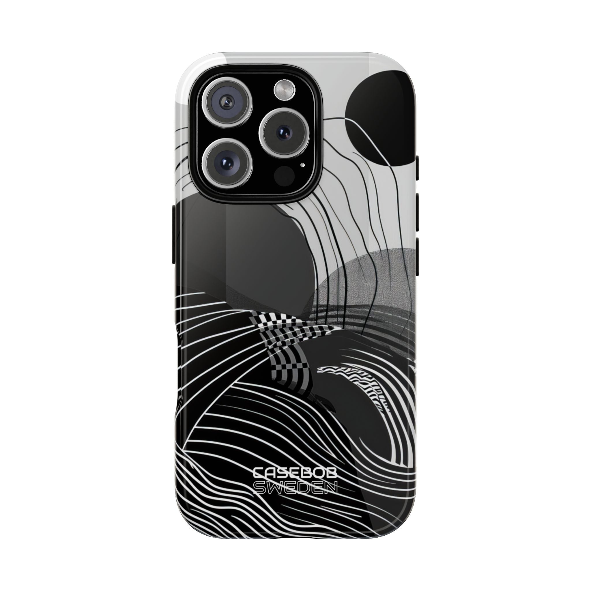Monochrome Motion Flow iPhone 16 – Robust