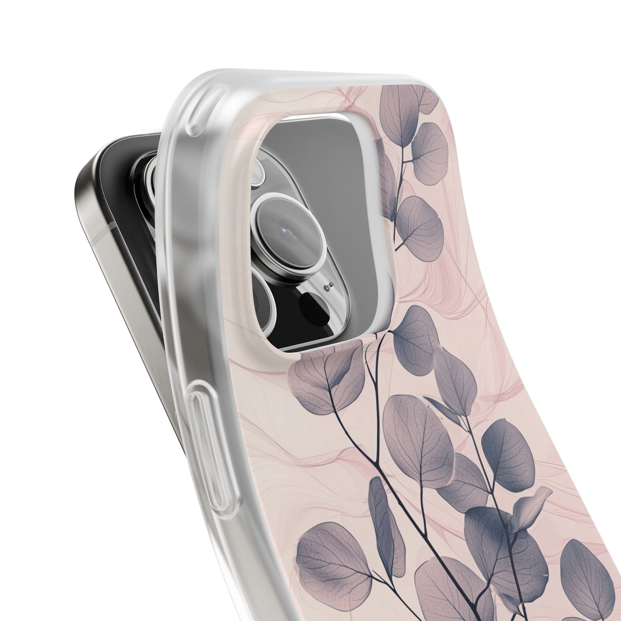 Veined Leaf Whisper iPhone 16 Pro Case - Soft