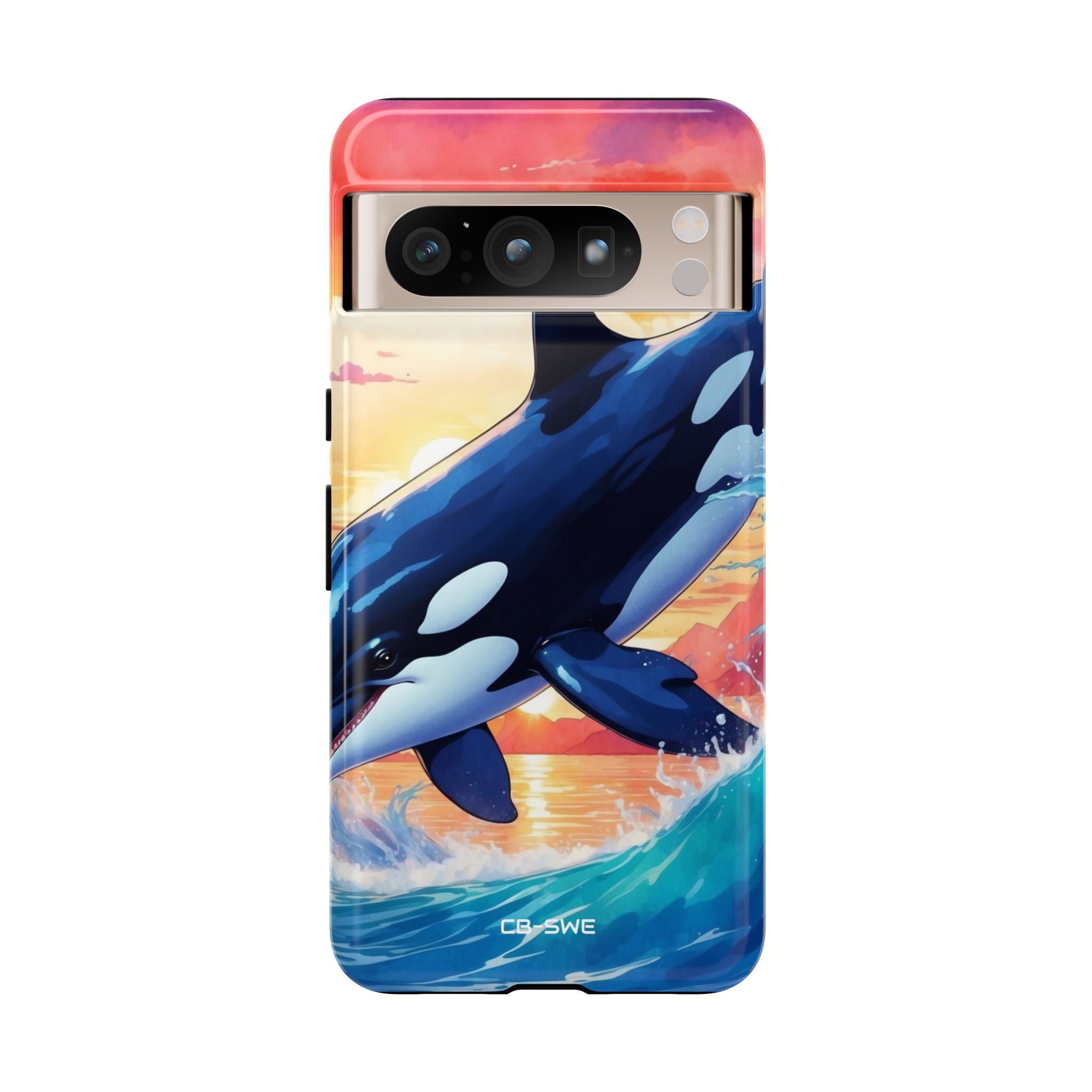 Orca Leaps Joyfully - Google Pixel Case
