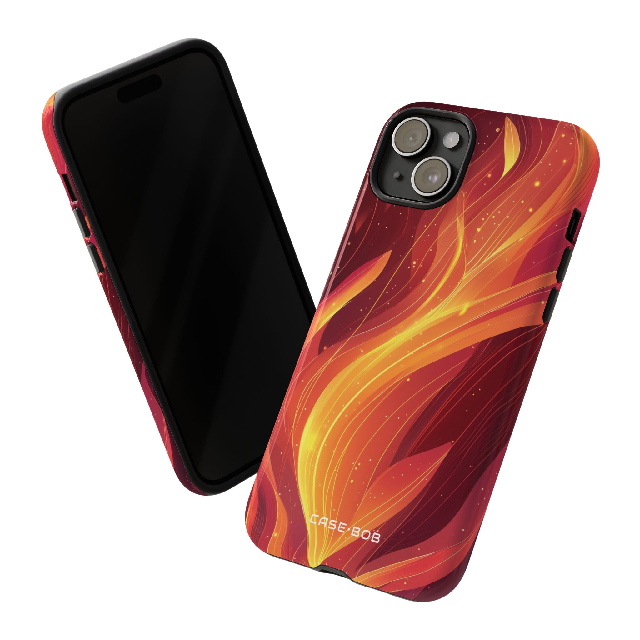 Flaming Flow iPhone 15 Plus Case - Tough