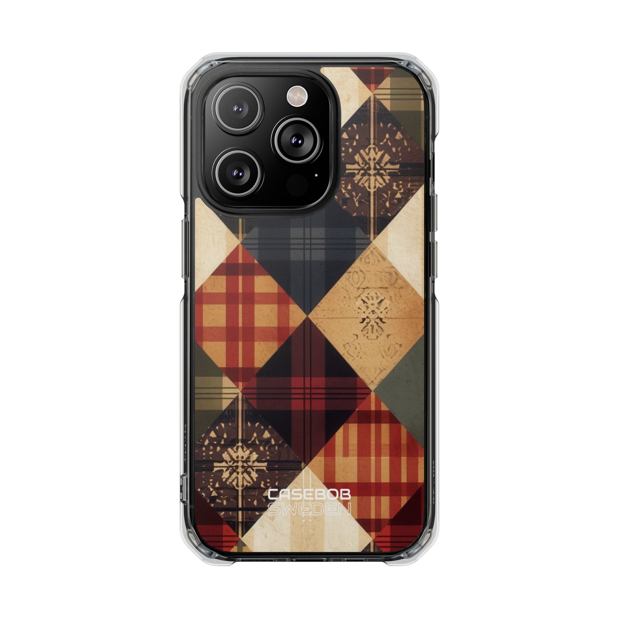 Rustic Quilt Charm iPhone 14 - Impact Clear+