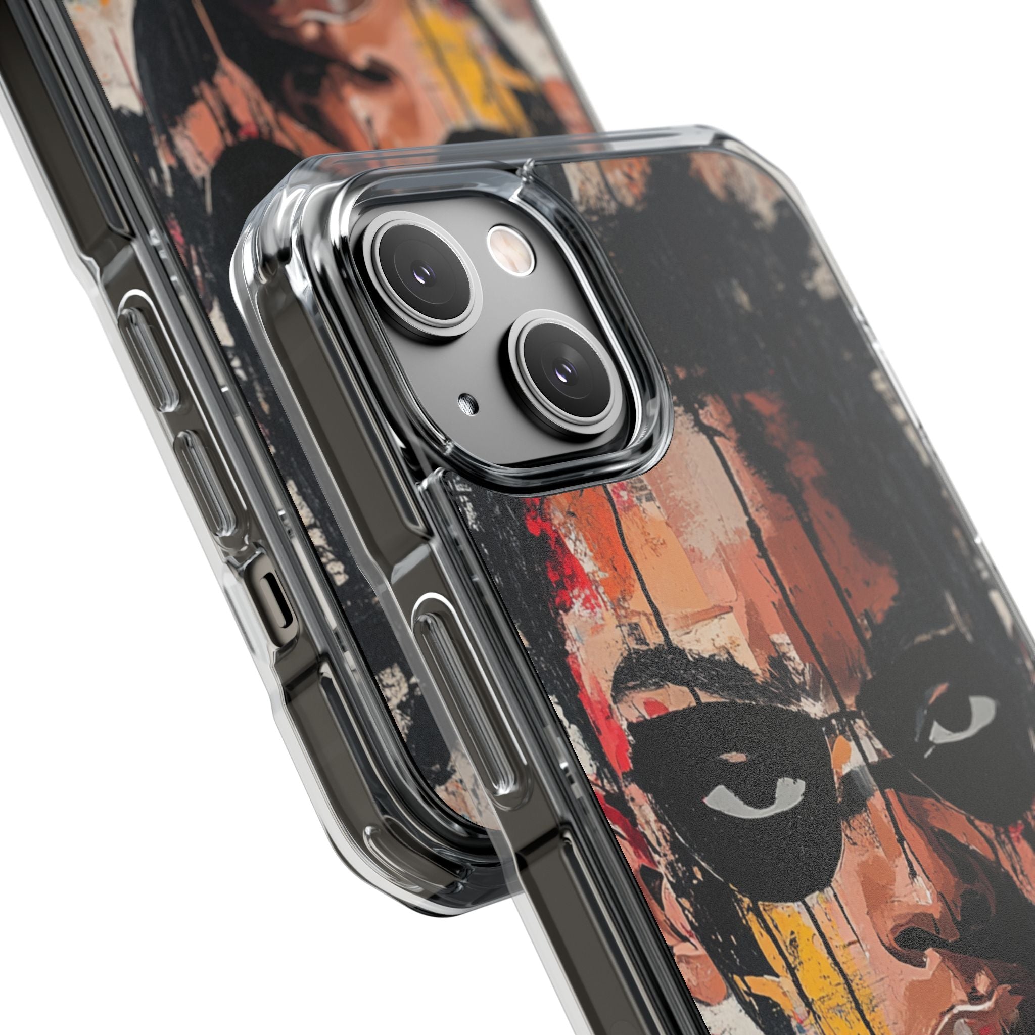 Masked Portrait Drips iPhone 14 Case - Impact