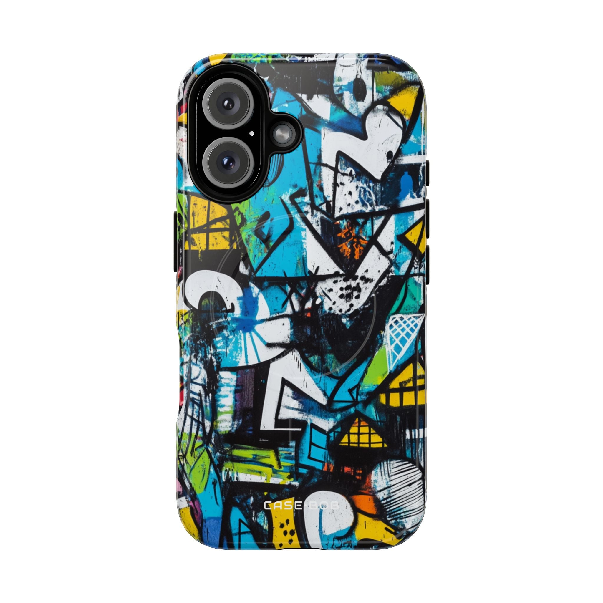 White Ripple Drift iPhone 16 Case - Tough+