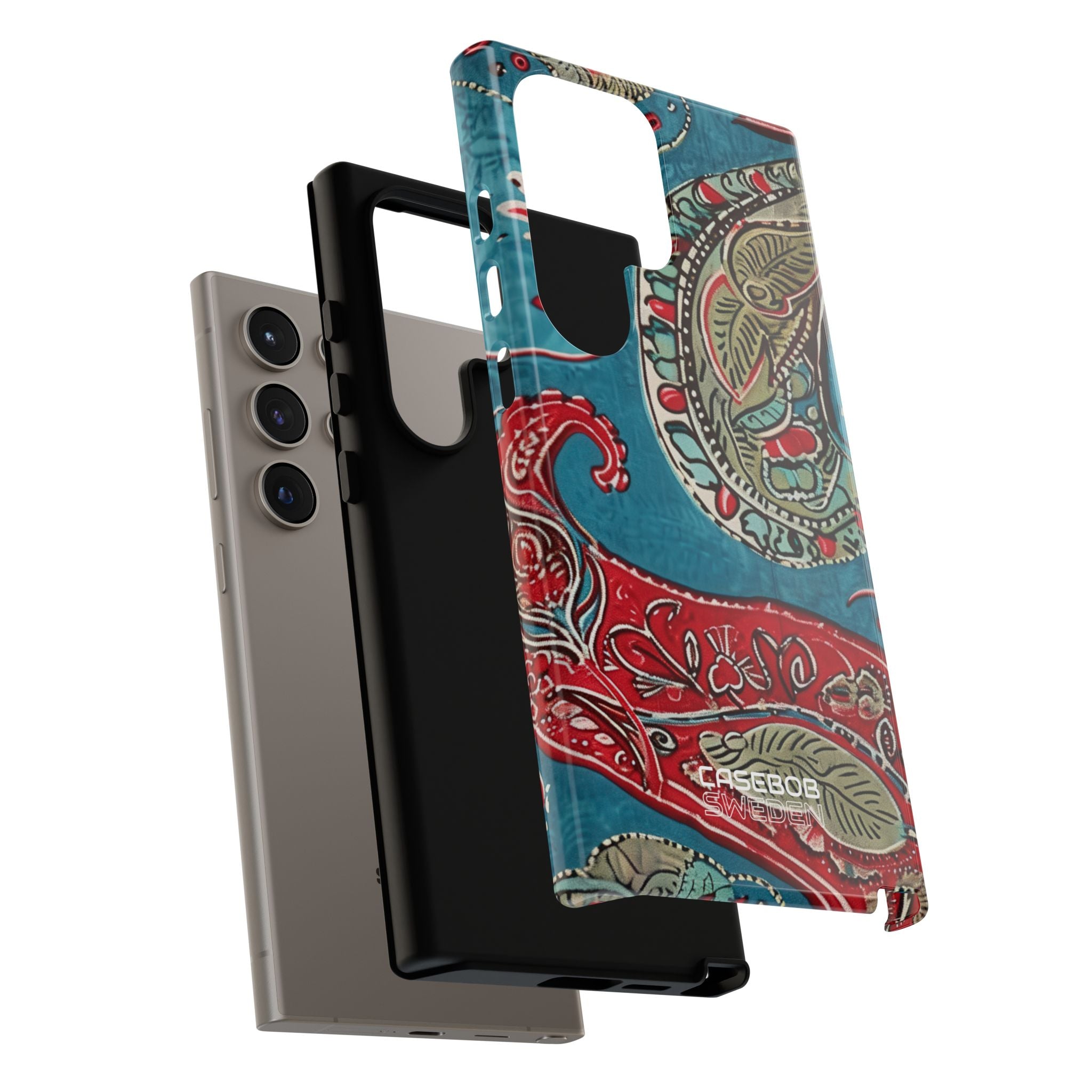 Paisley Floral Fusion Samsung S24 - Tough