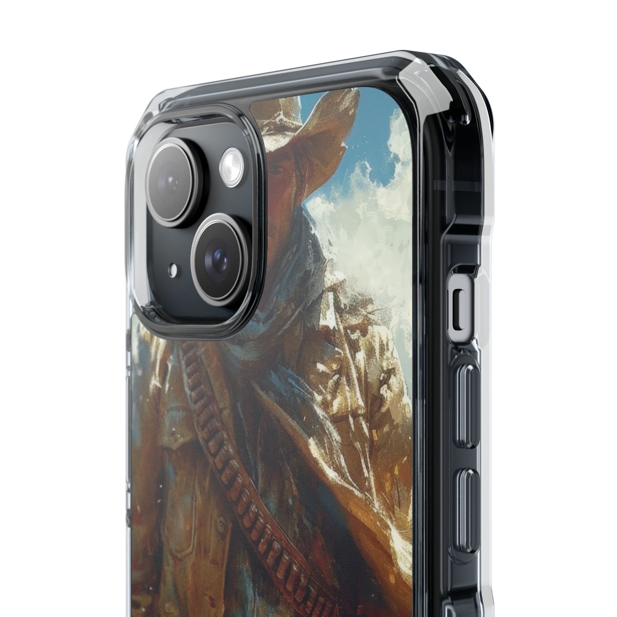 Western Horizon Rider iPhone 15 - Impact Clear+
