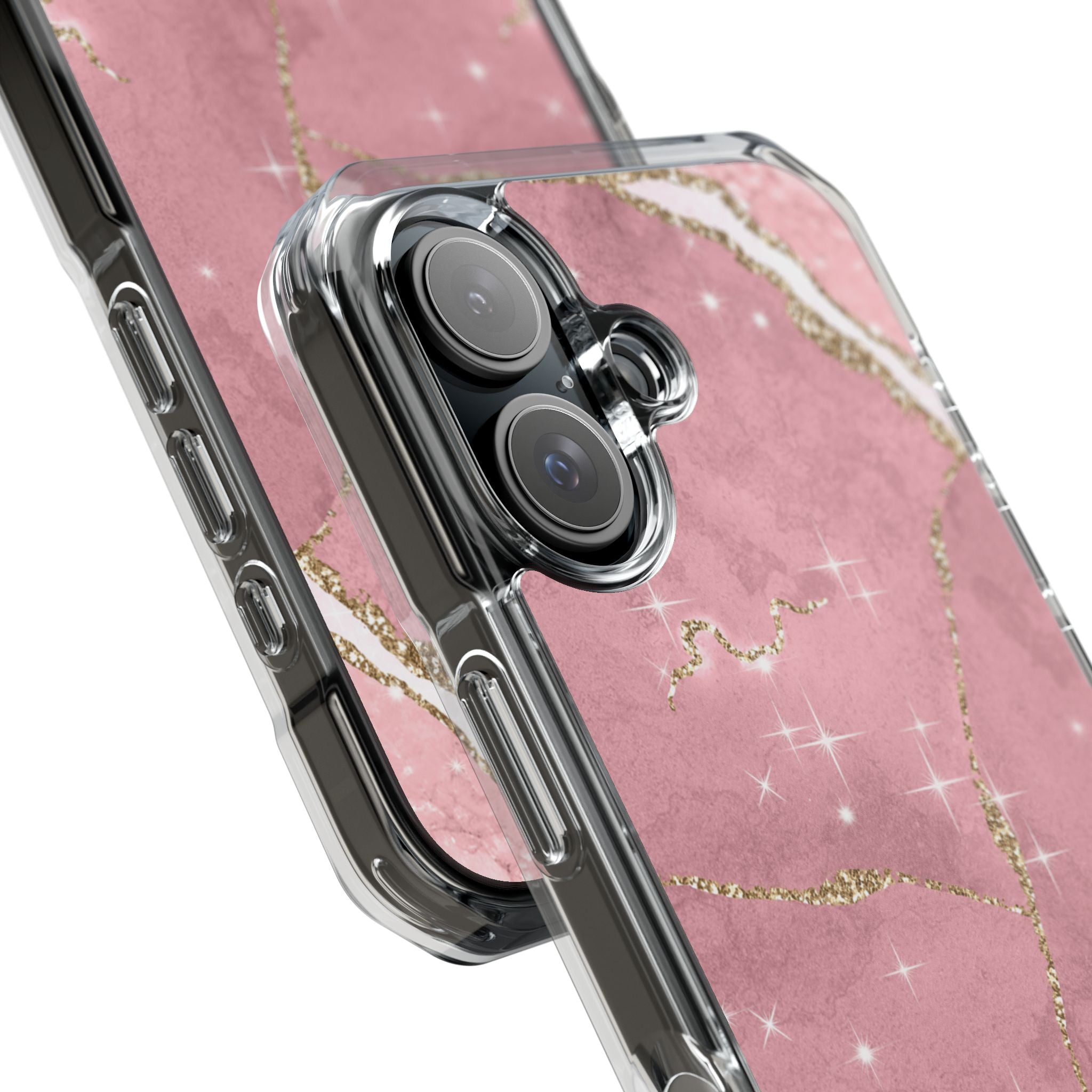 Pink Marble Luxe iPhone Case - Impact