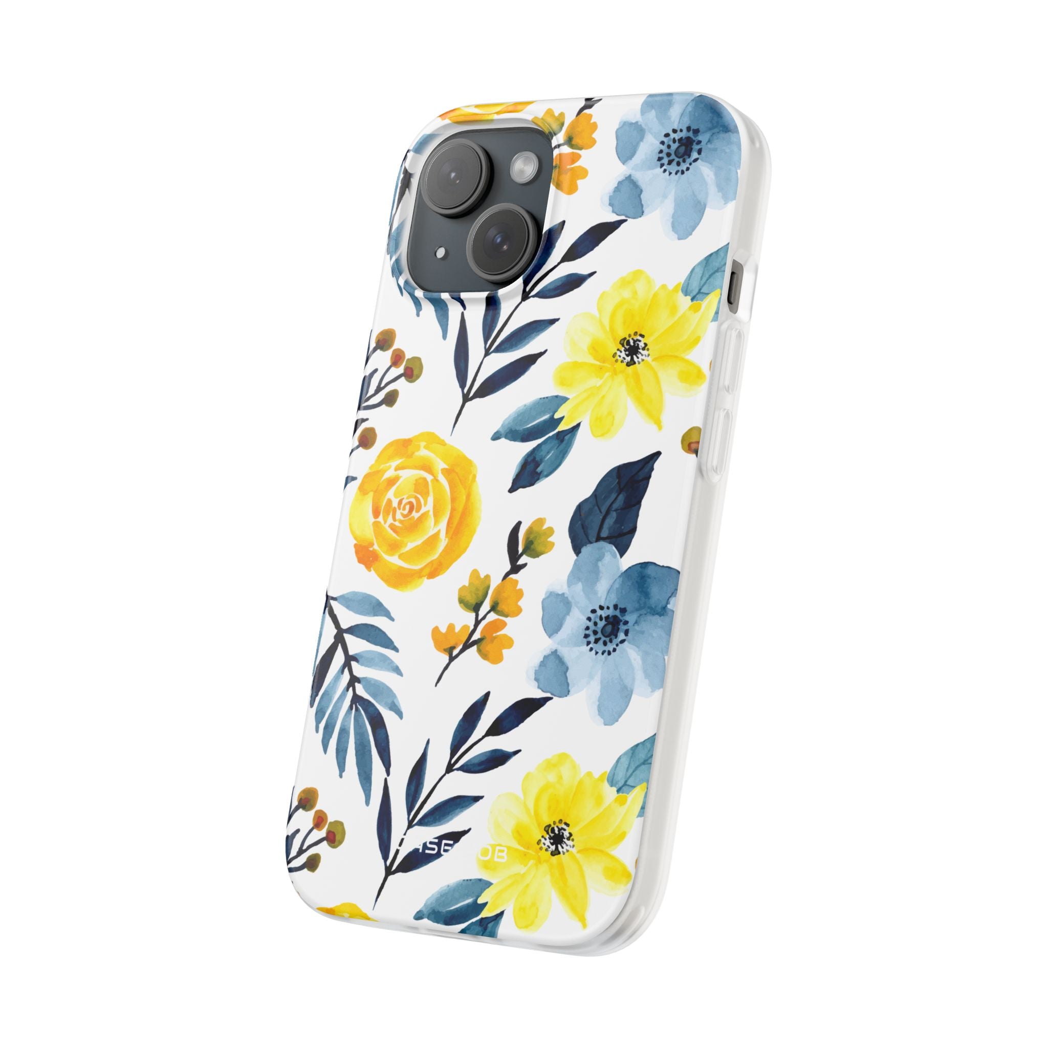 Golden Bloom iPhone 15 Case - Soft