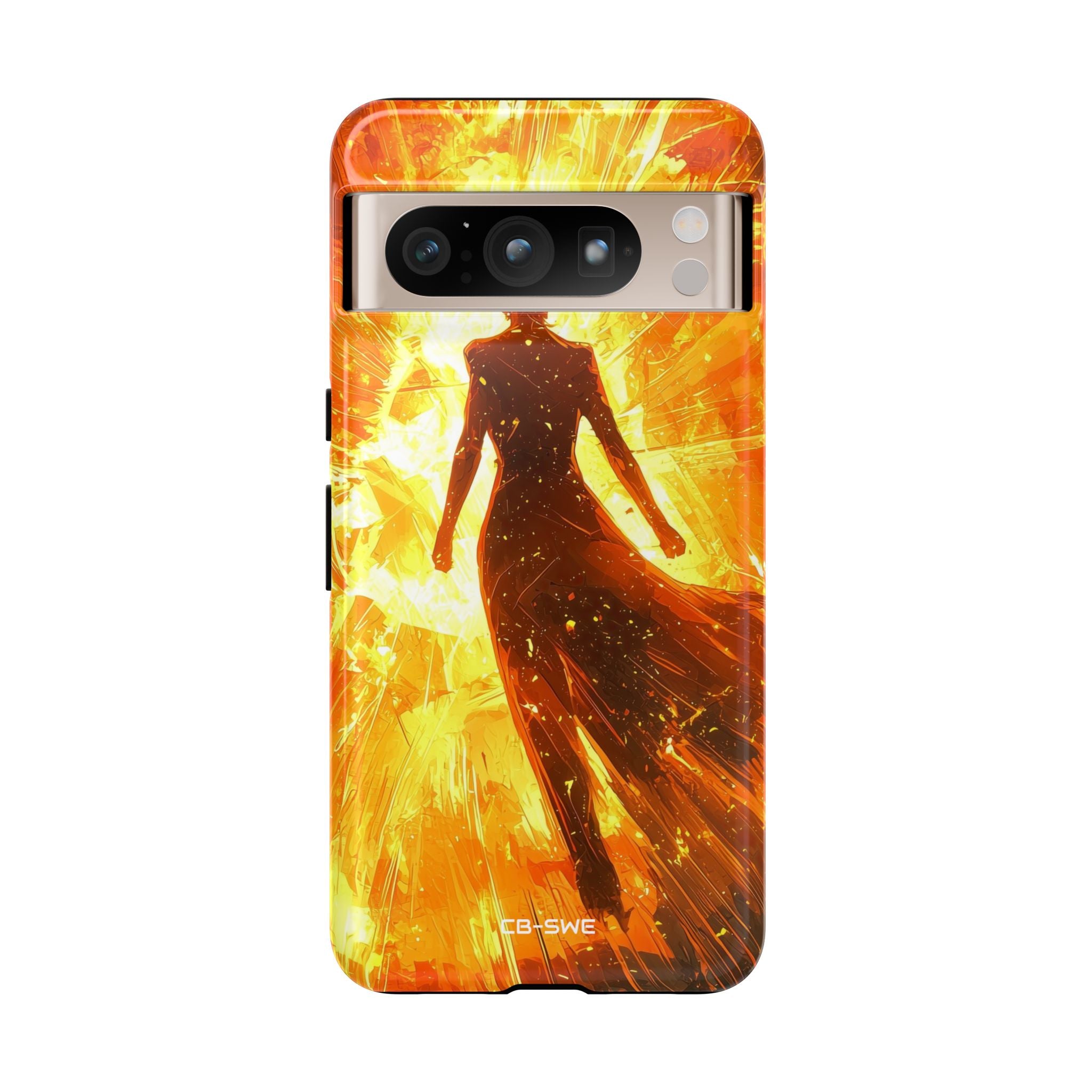 Fiery Energy Erupts - Google Pixel Case