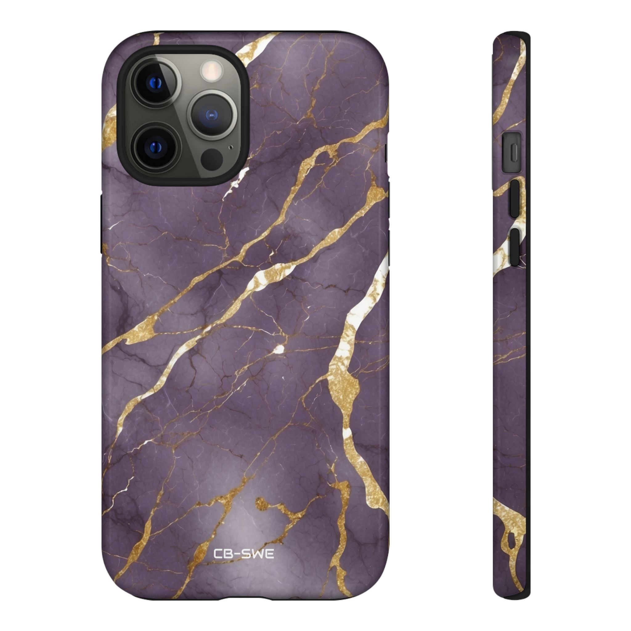 Golden Veins Flowing - iPhone Case