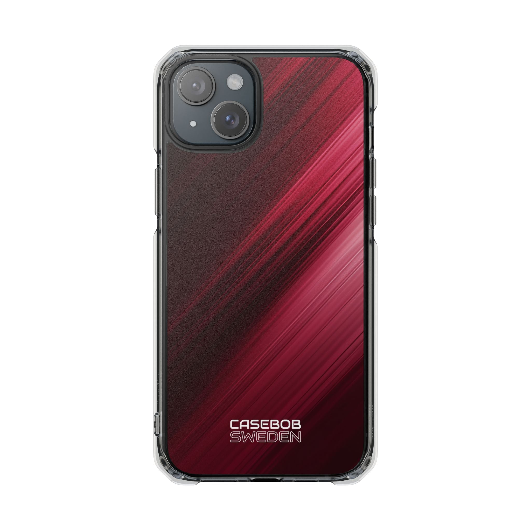 Crimson Drift Motion iPhone 15 - Impact Clear+