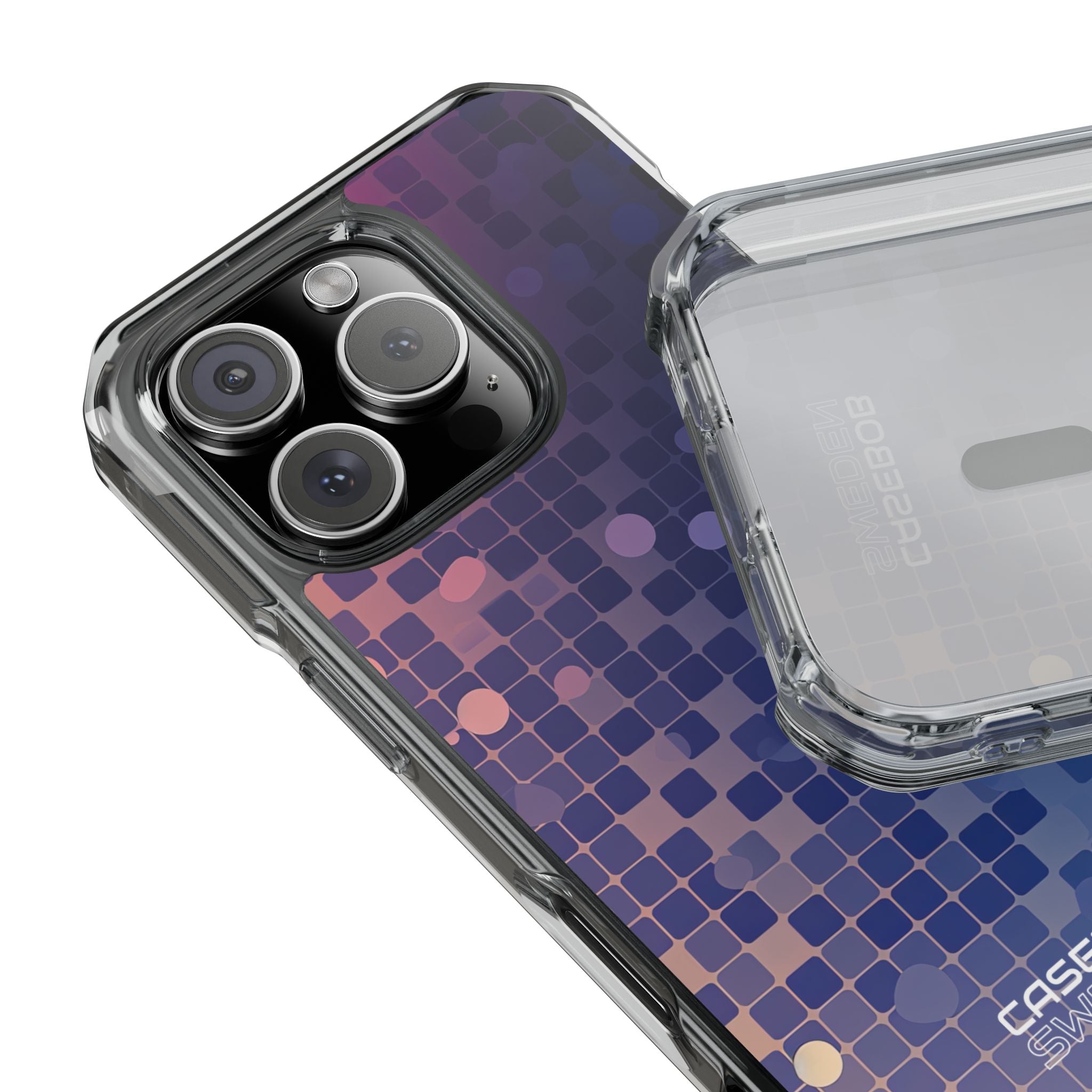 Vibrant Pixel Bloom iPhone 16 - Impact Clear+