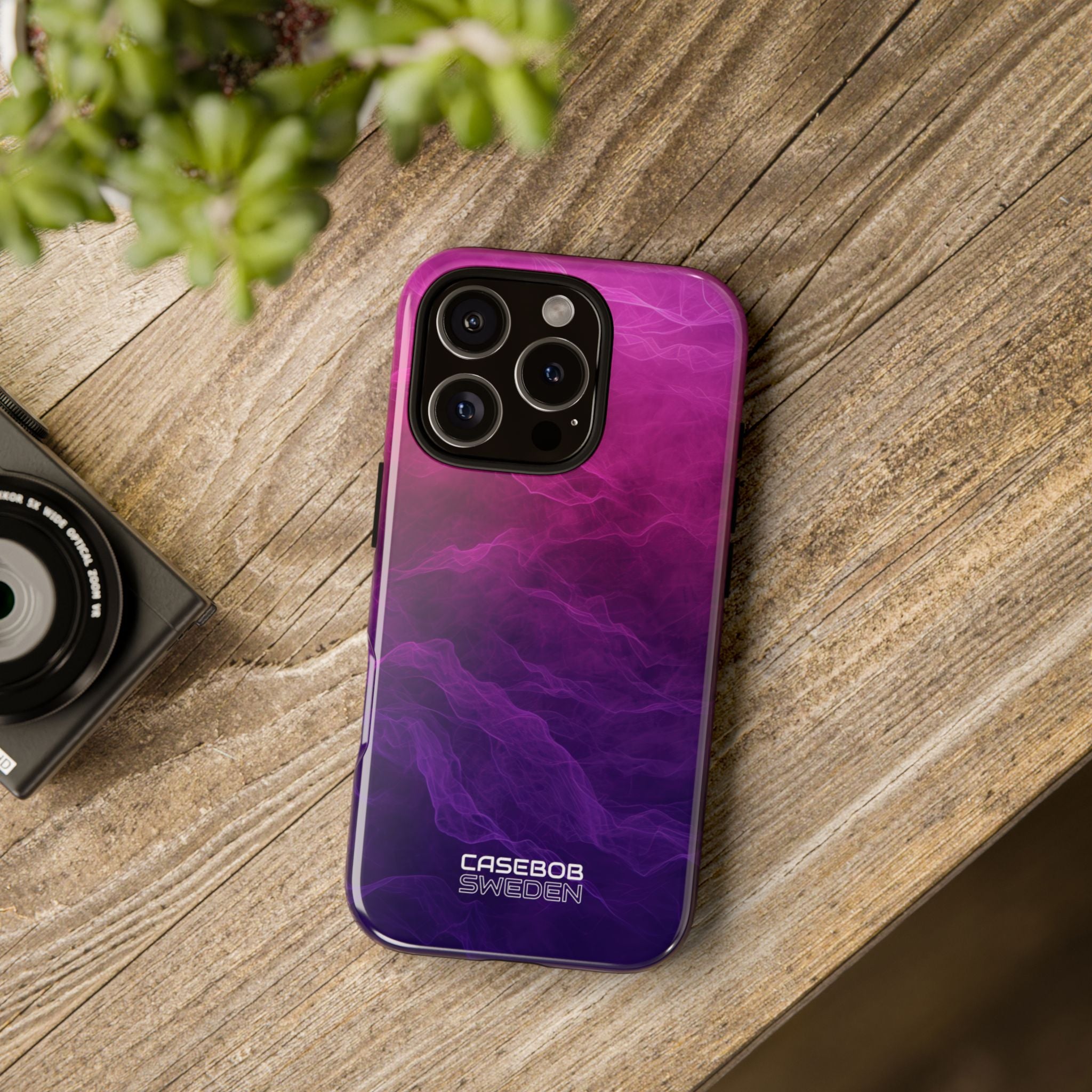 Violet Dream Currents iPhone 16 - Tough