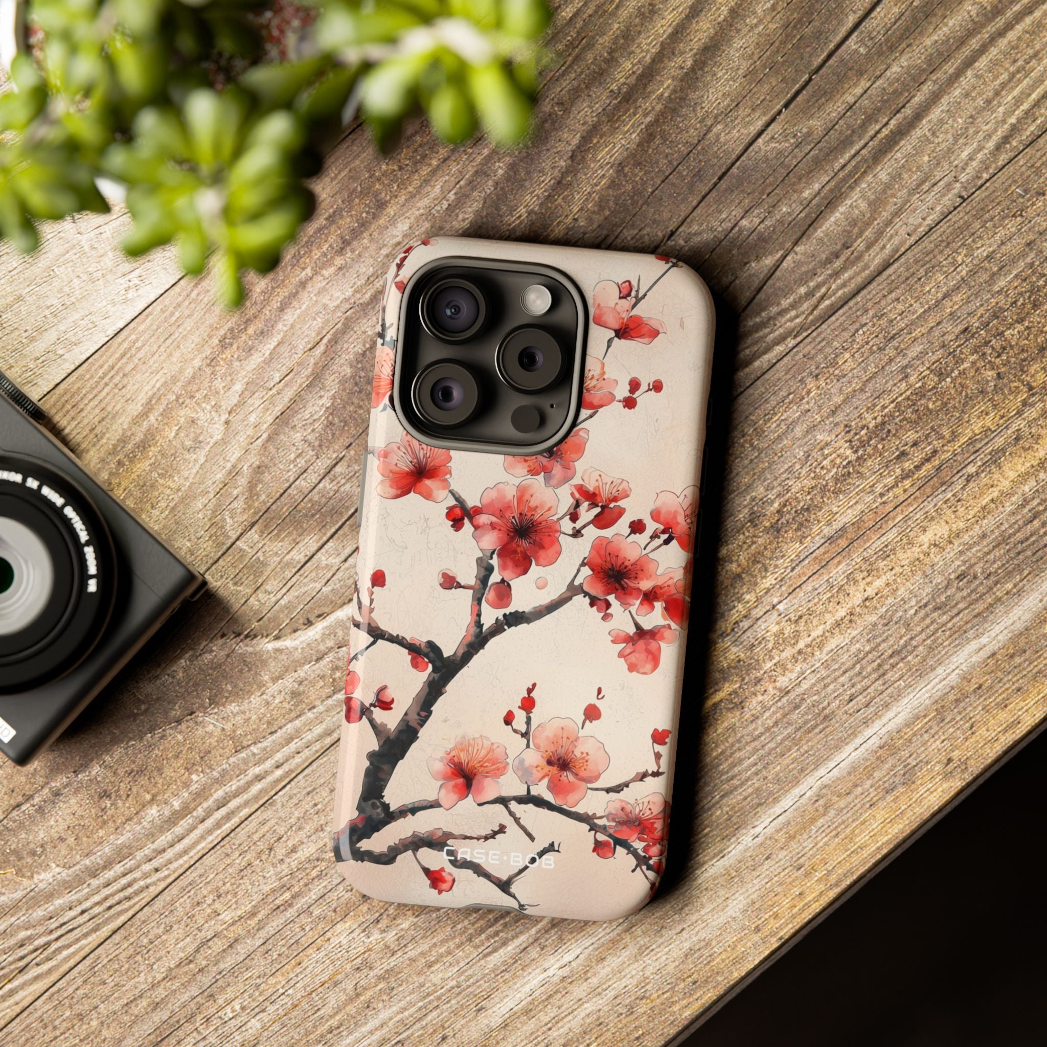 Blossom Shadow iPhone 15 Pro Case - Tough