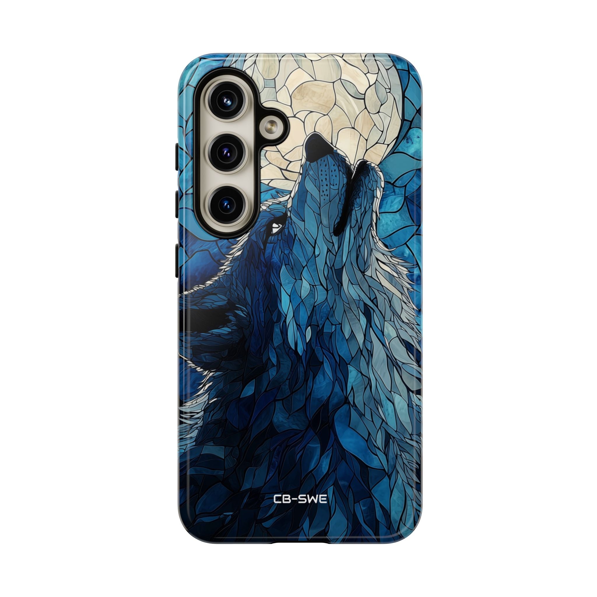 Wolf Howls Moonlight - Samsung Case