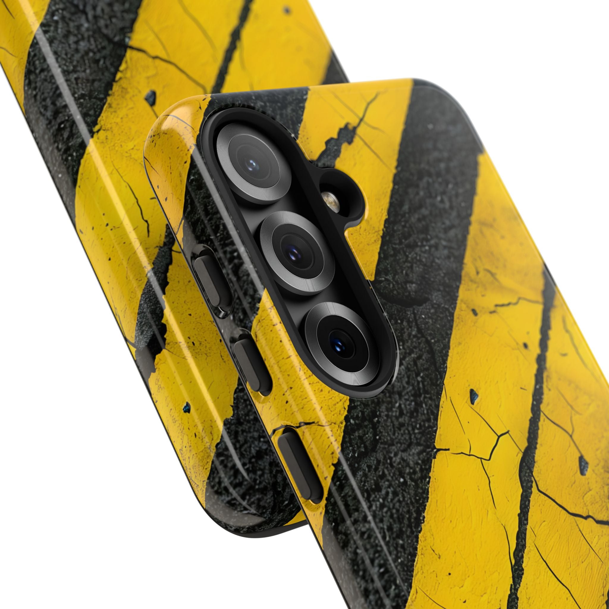 Cracked Hazard Lines - Samsung Case