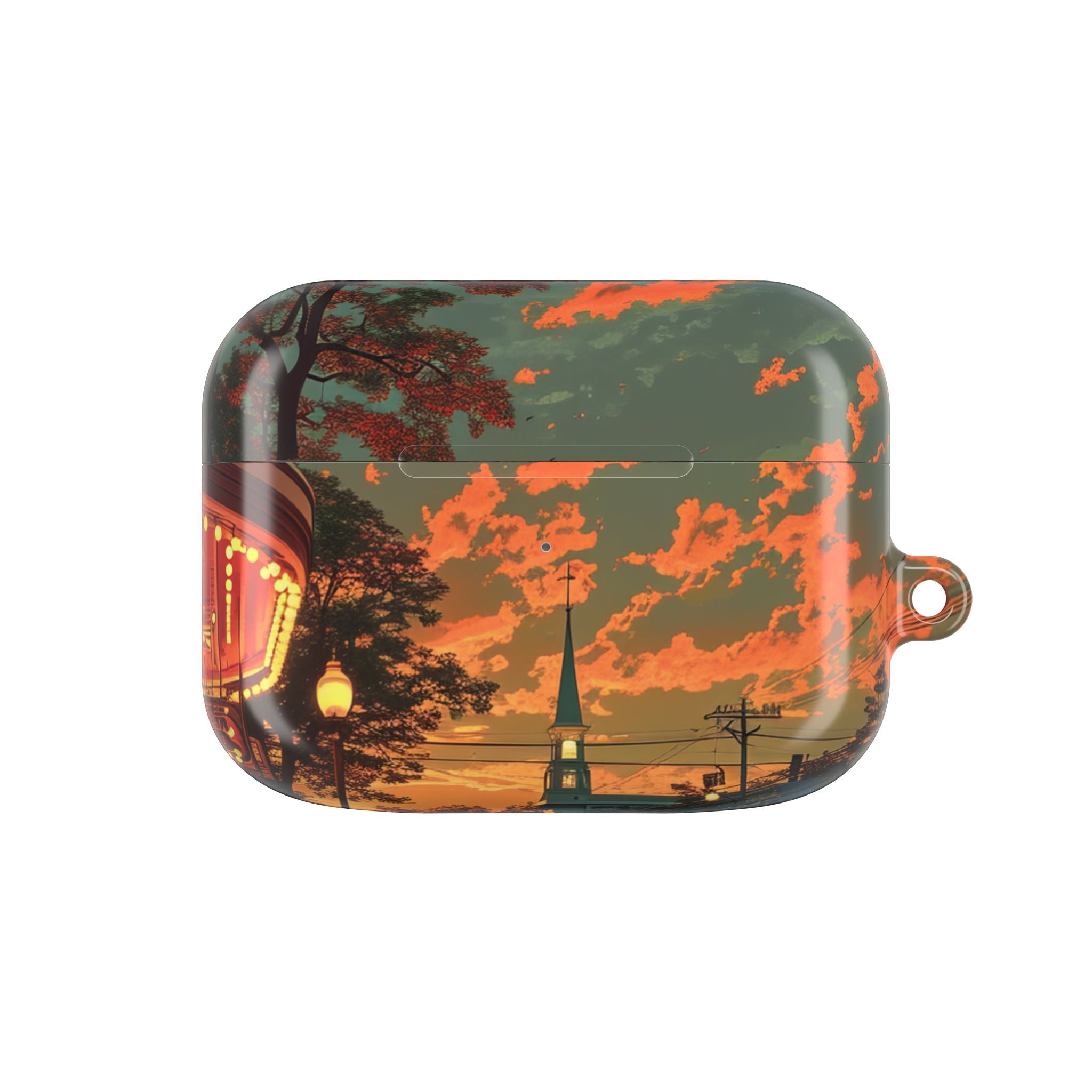 Crimson Classic Glow - AirPods Case