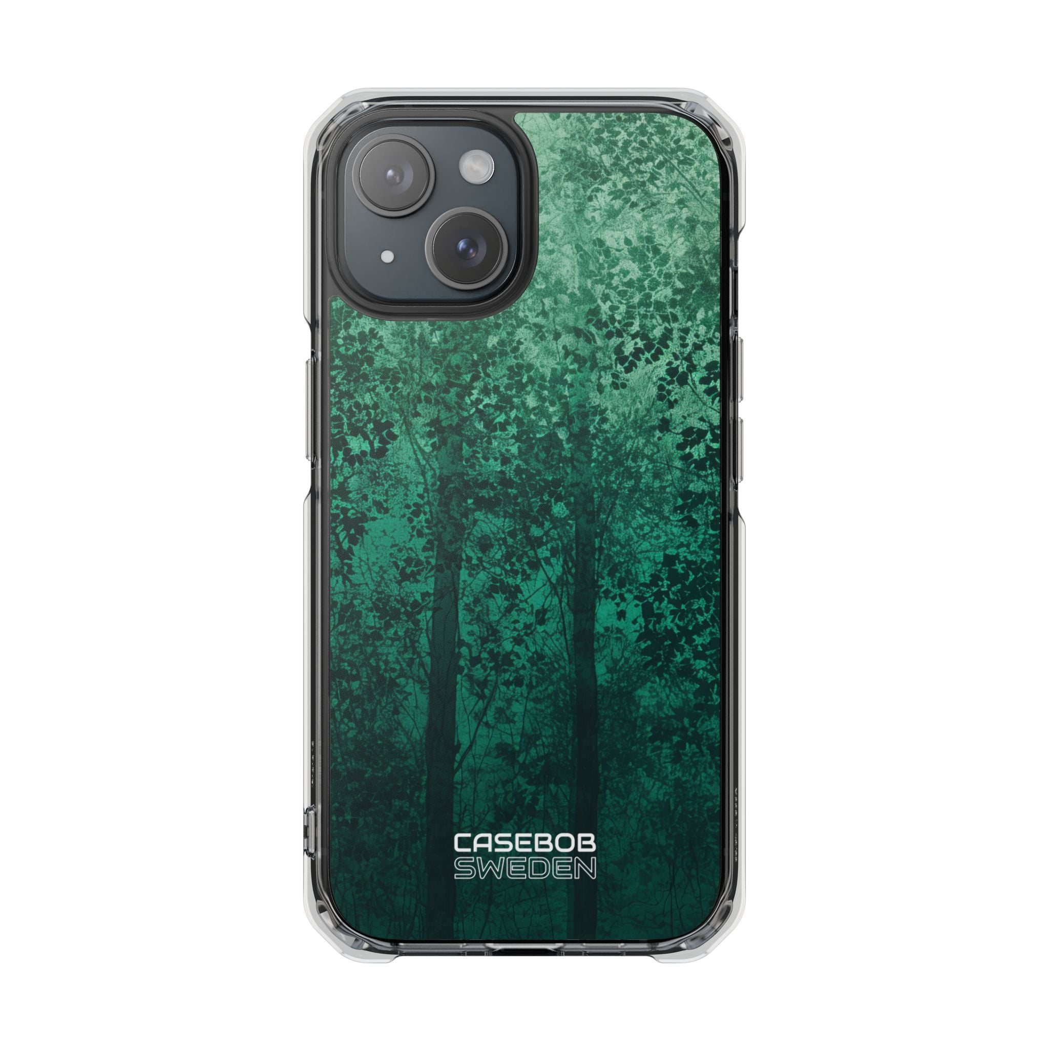 Verdant Forest Canopy iPhone 15 - Impact Clear+