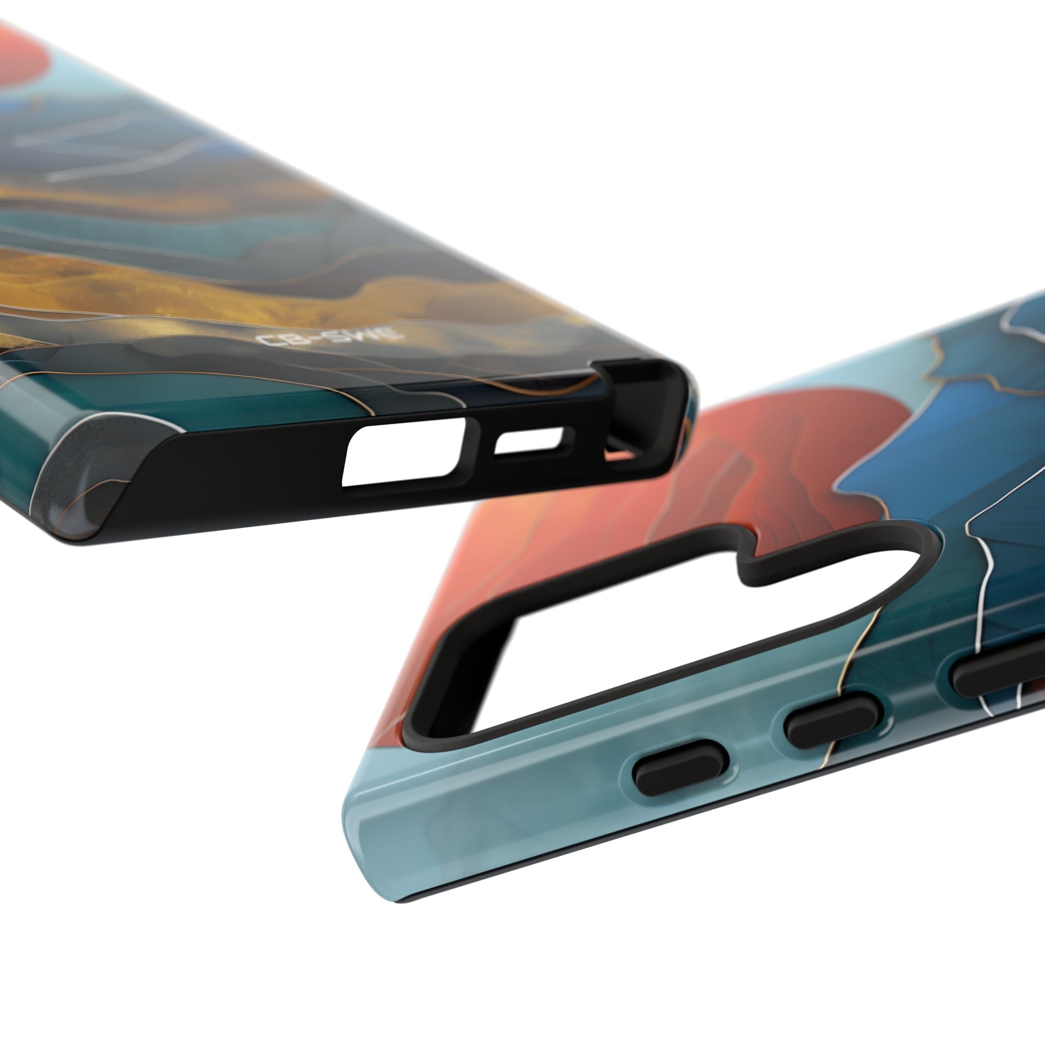 Sunset Geometry Waves - Samsung Case