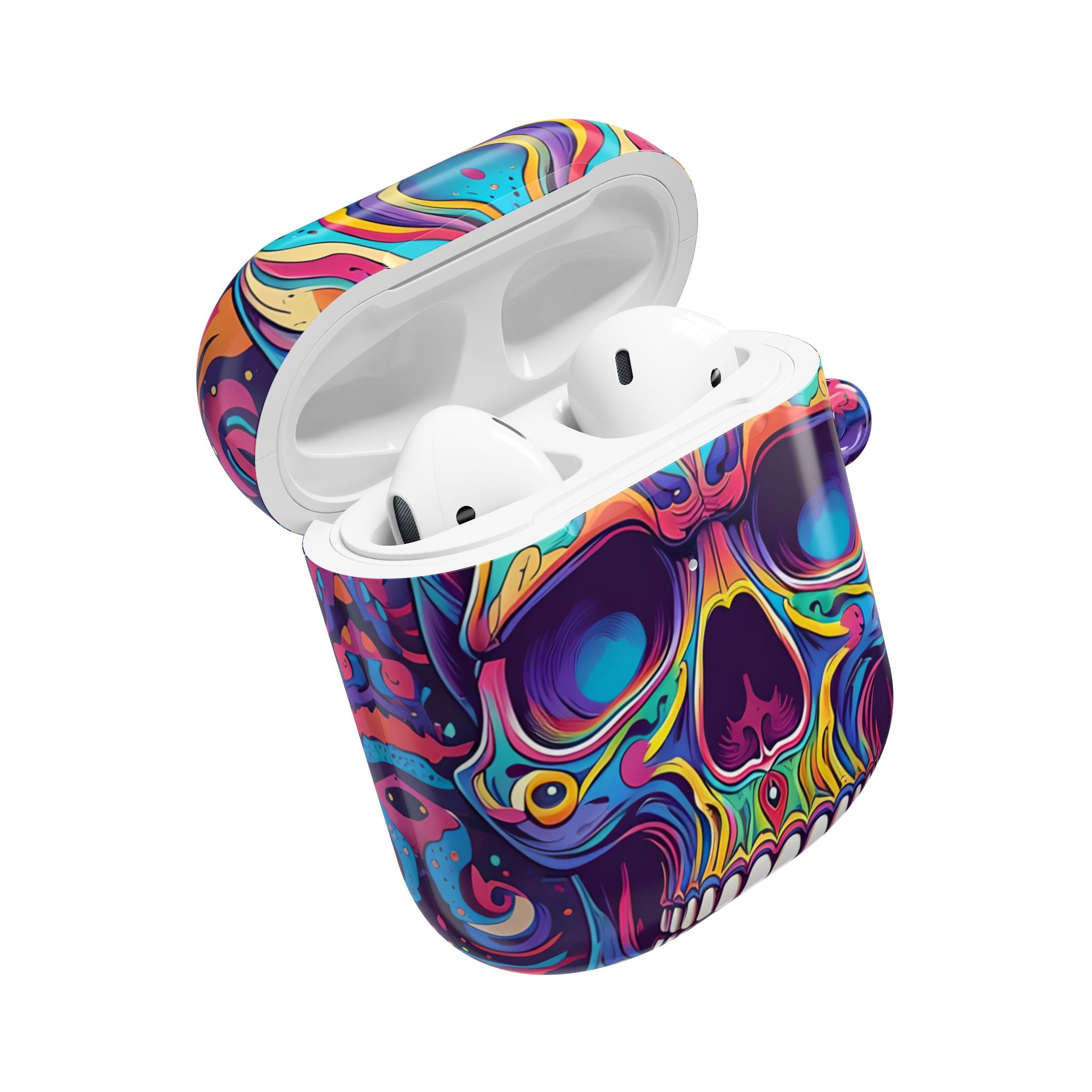 Psychedelic Skull - AirPods Case