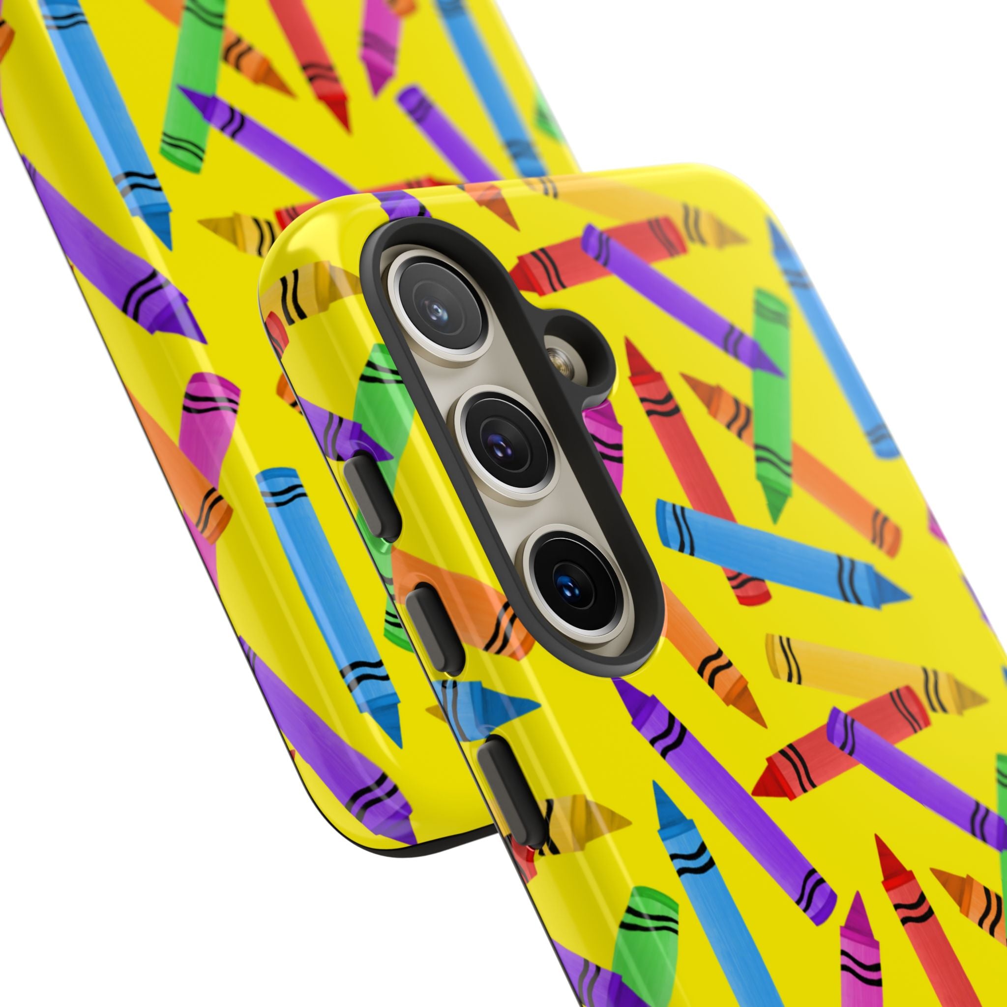 Crayons Scatter Playfully - Samsung Case