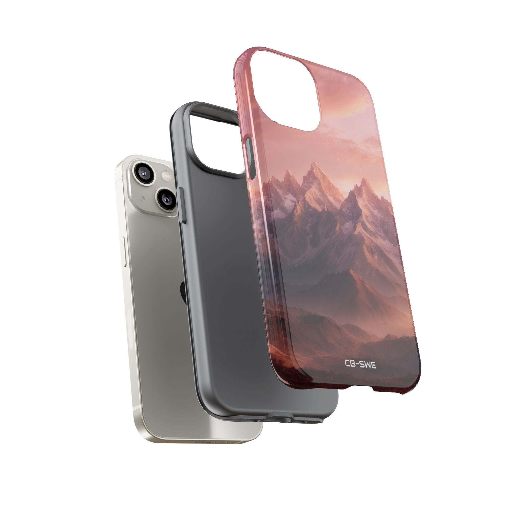 Vibrant Peaks Emerge - iPhone Case
