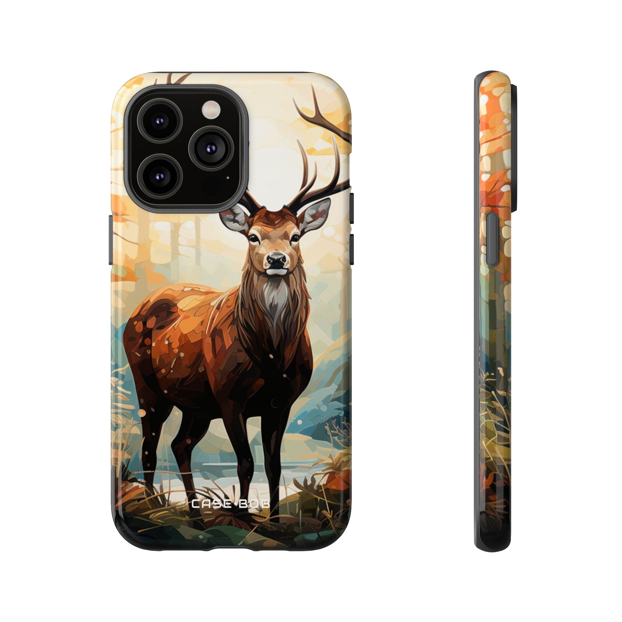 Glowing Stag iPhone 14 Pro Max Case - Tough