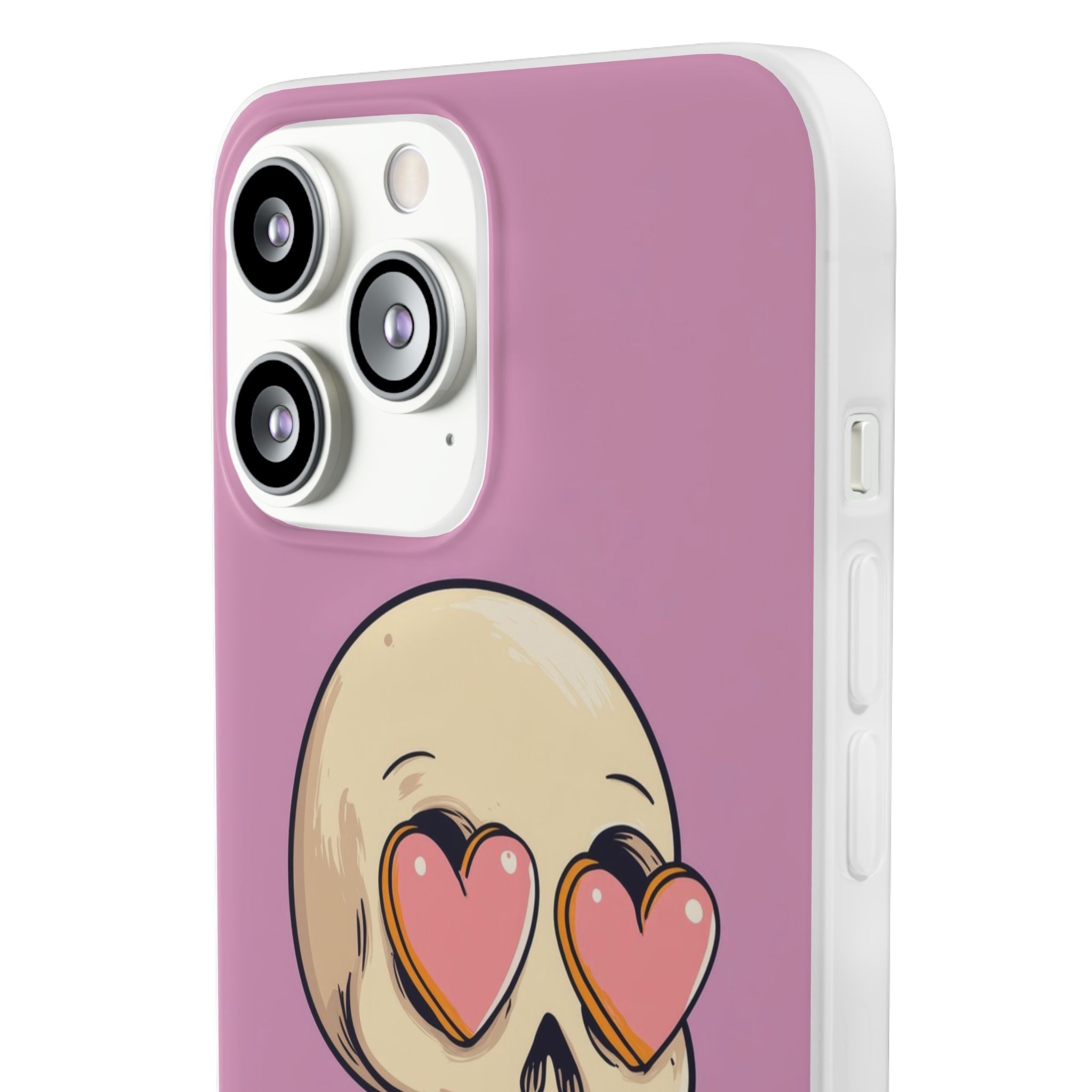 Heart Eyed Skull iPhone 13 Pro Max - Soft